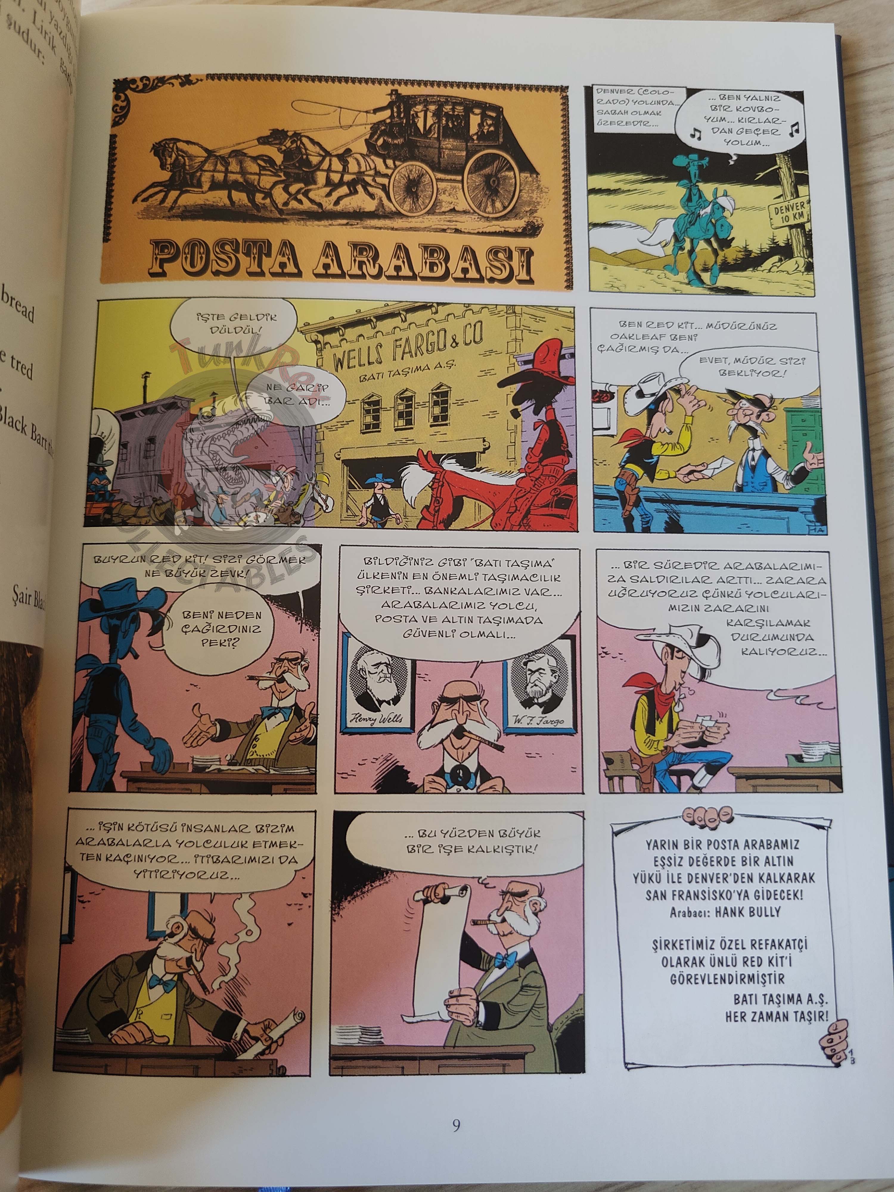 Lucky Luke – L'integrale #11 Turkish Comic Turkey La Diligence