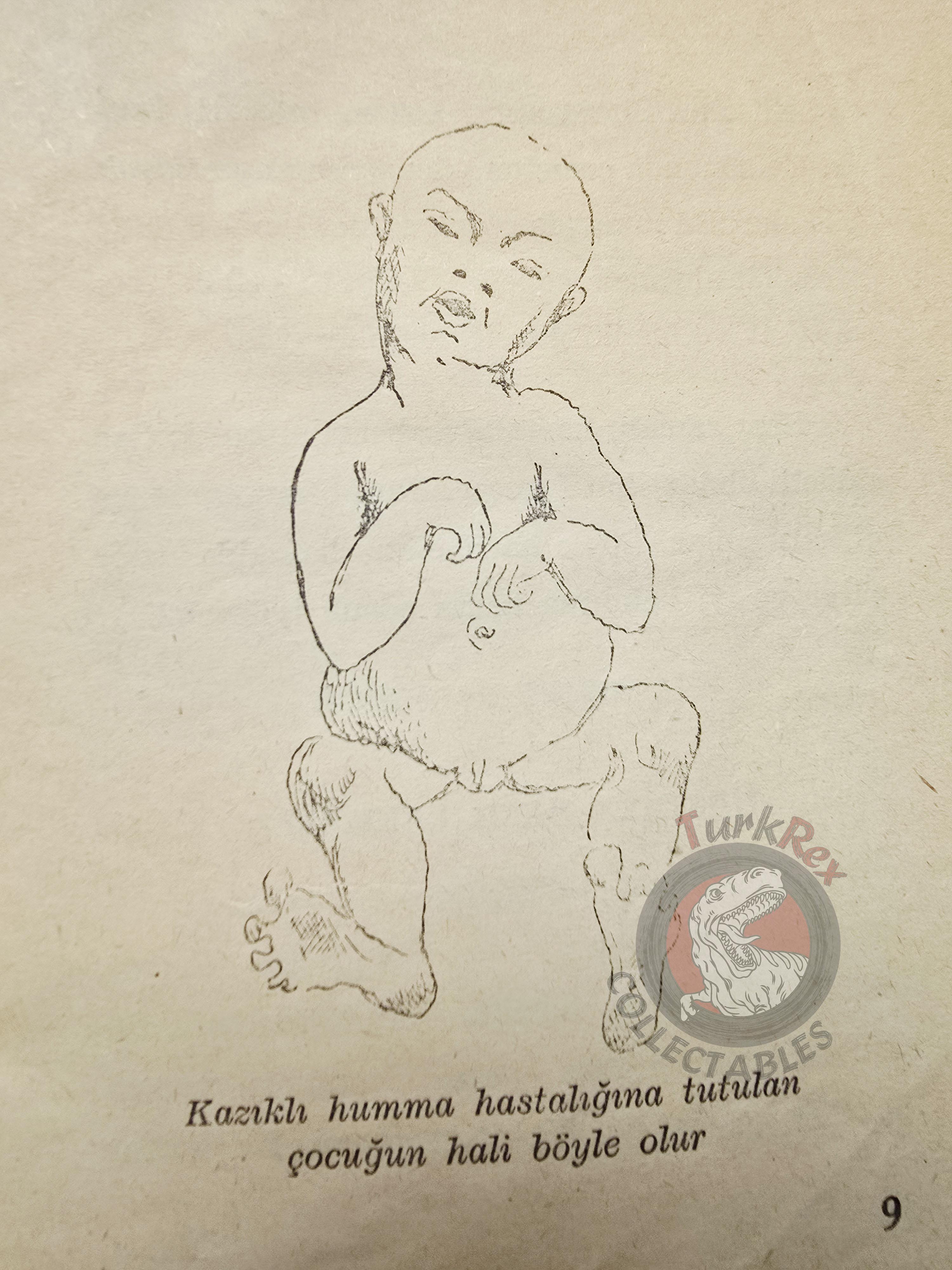 American Marshall Plan - Let's Protect Our Children from Diseases 1953 1st Turkish Book Turkey