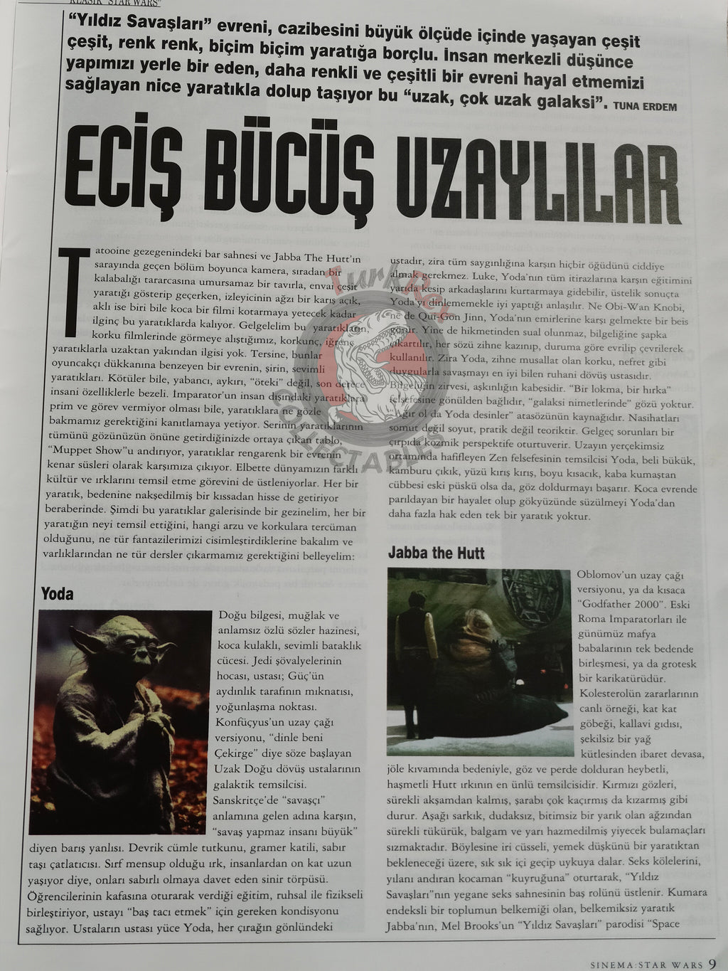 Star Wars – Episode I: The Phantom Menace 1999 Special Companion Book Turkish Turkey