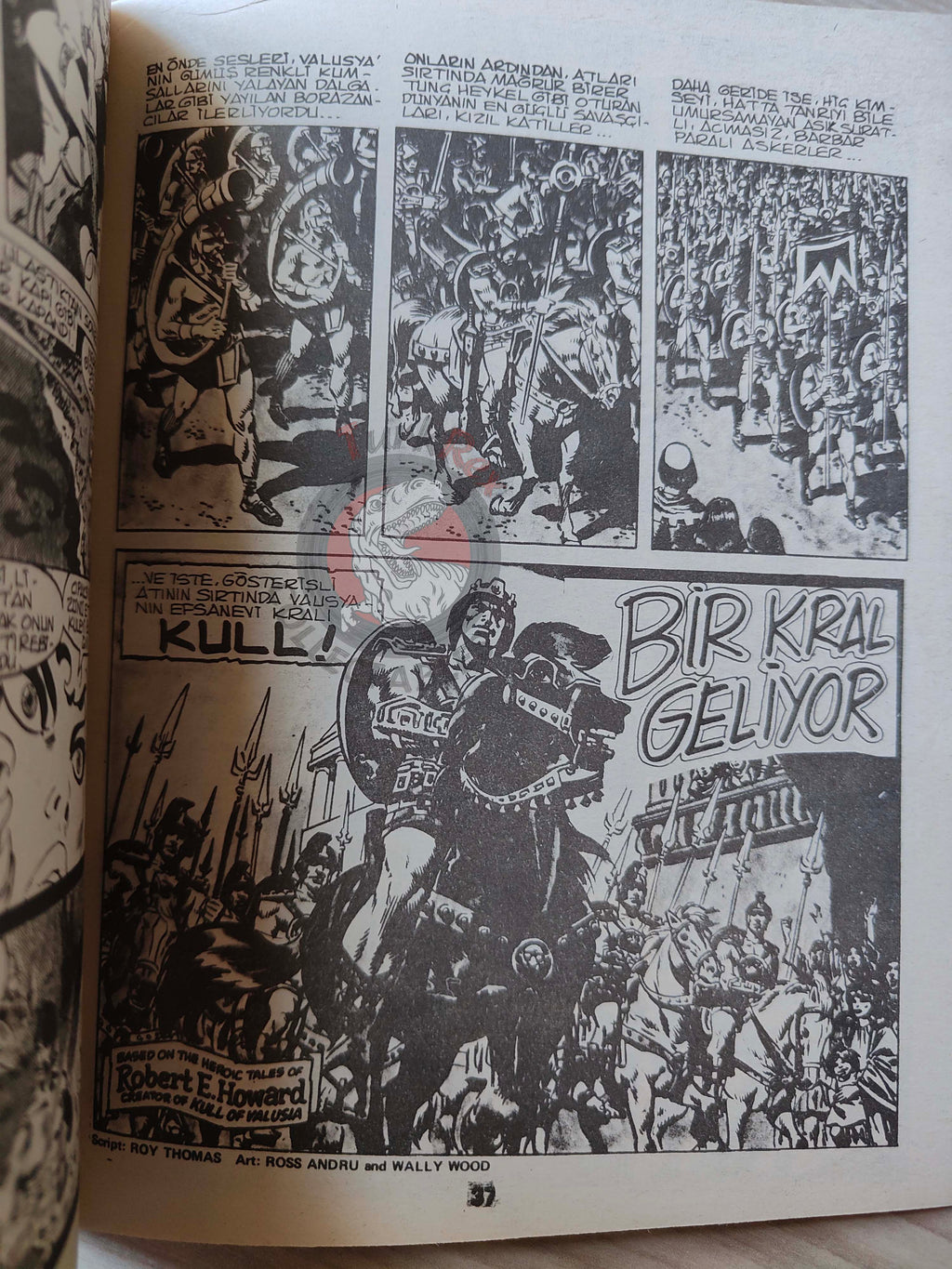 Conan ve Barbarlar #5 1994 Red Sonja & King Kull Turkish Comic Turkey