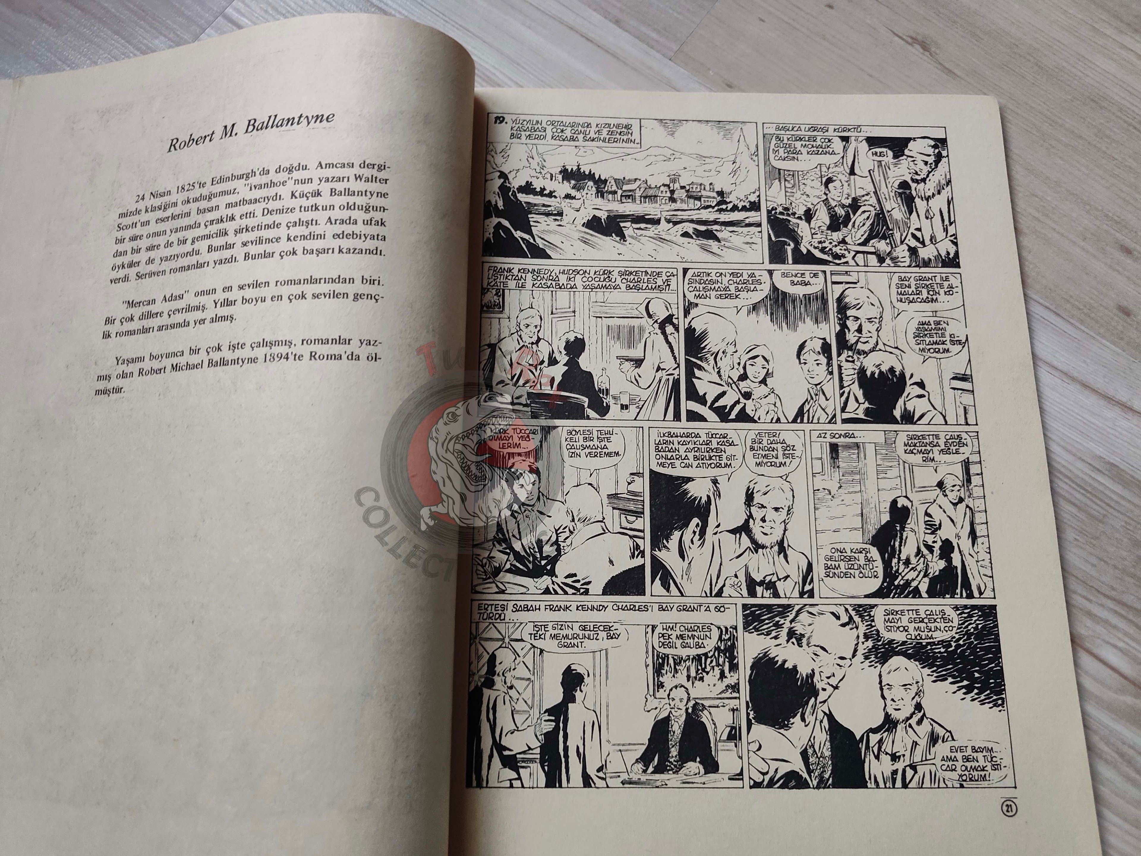 Milliyet Çocuk #9 1979 Turkish Comic Turkey Joyas Literarias Juveniles #86 Robert M. Ballantyne