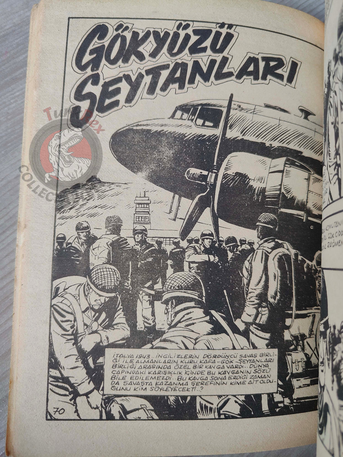 War Picture Library Special #7 1982 Turkish Comic Turkey WW2 stories
