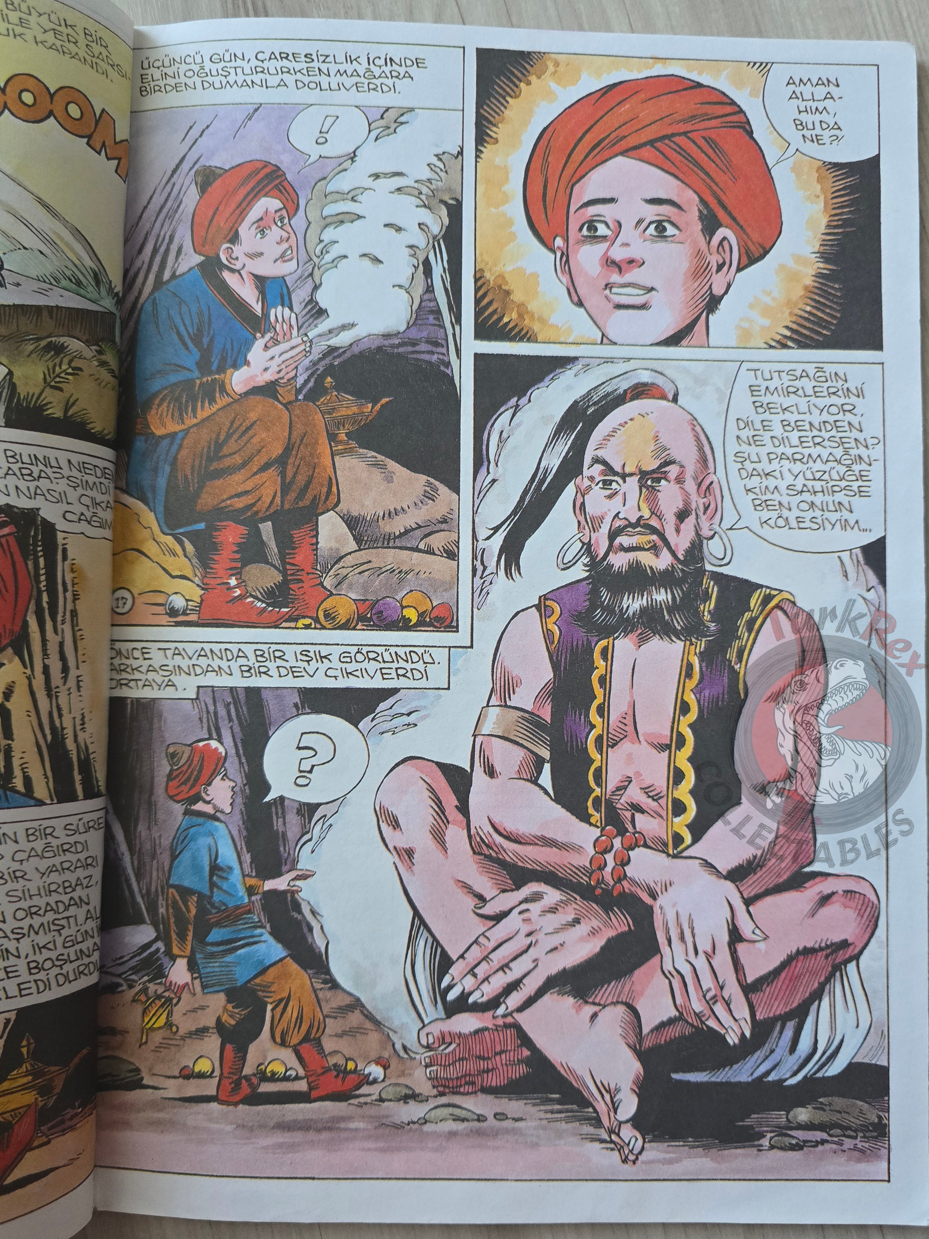 Aladdin and the Wonderful Lamp Turkish Comic Turkey Classics Ilustrated