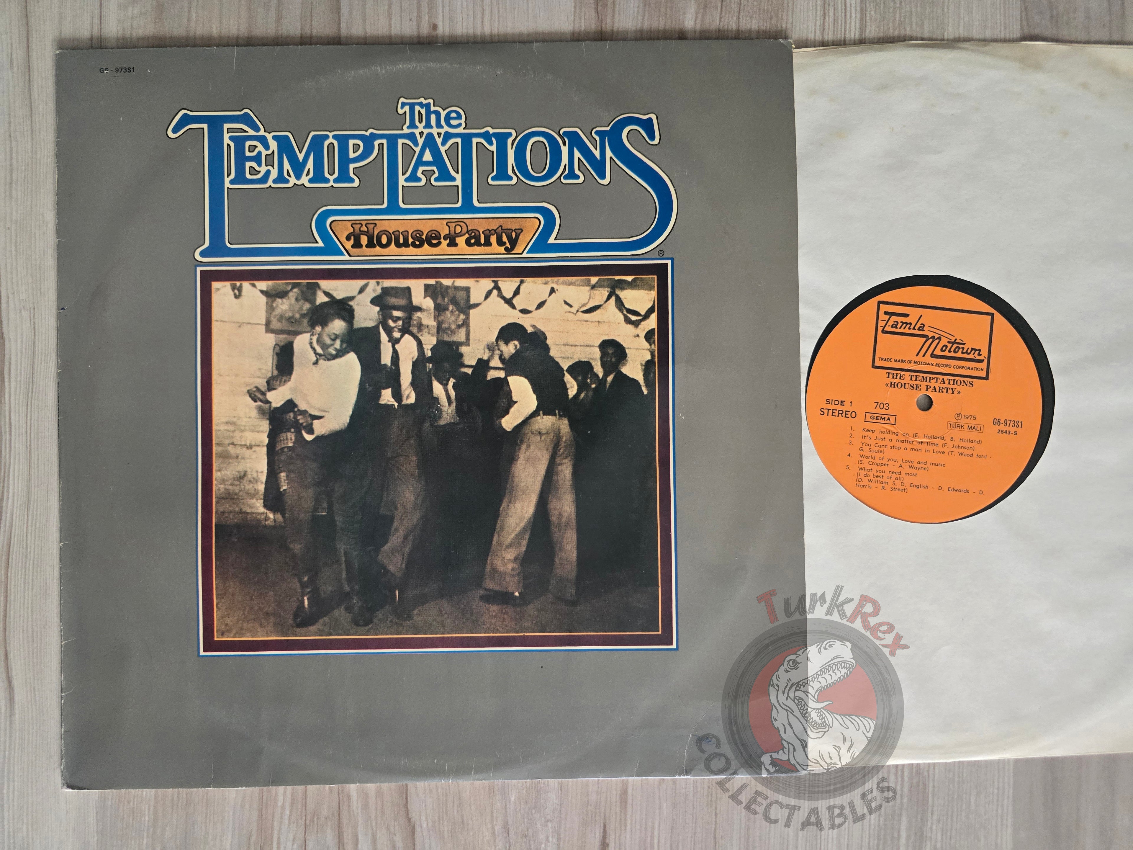 The Temptations – House Party Turkish Pressing Vinyl Turkey Edition