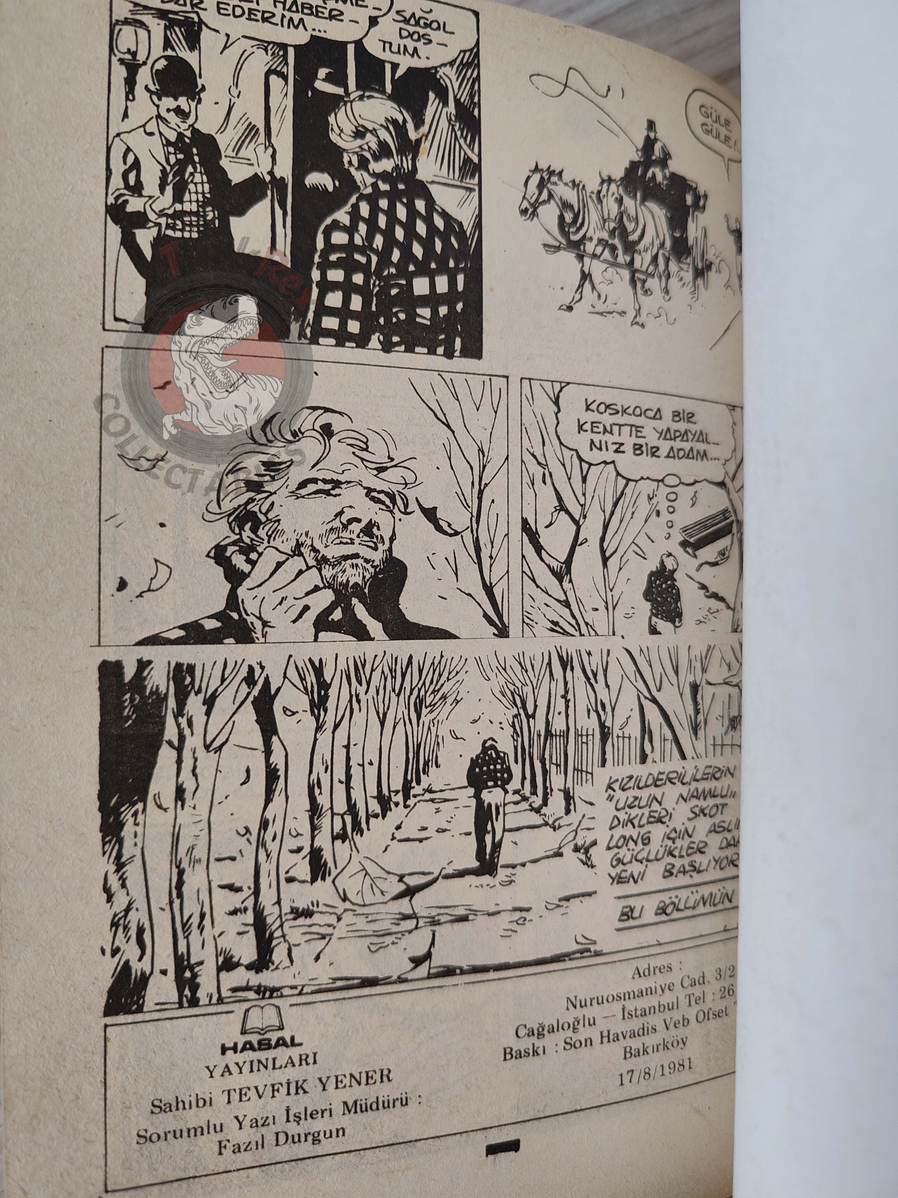 Pistolero #1 1981 Turkish Comic Turkey Ken Parker Western