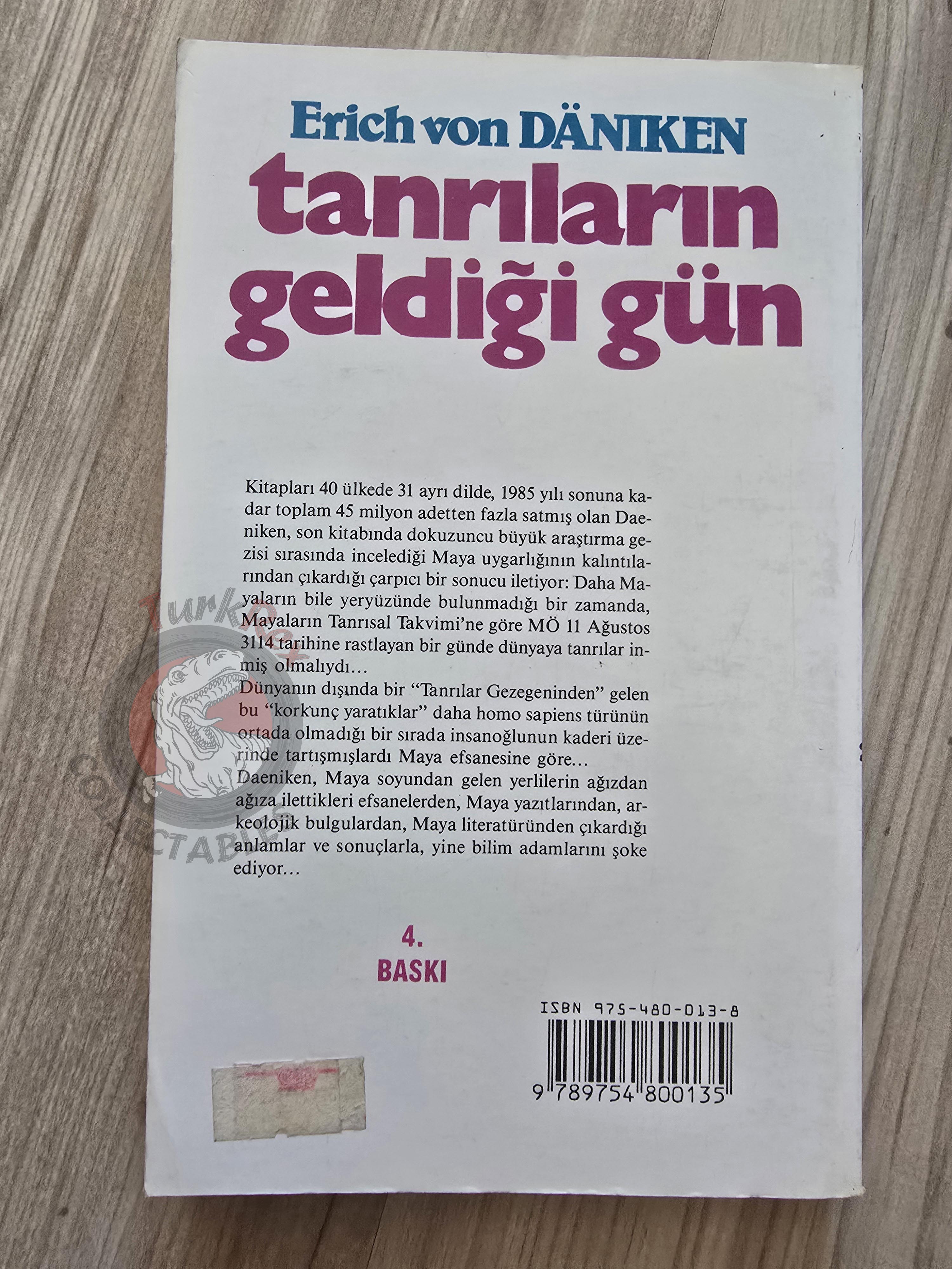 Erich von Däniken – The Day the Gods Came  1994 Turkish Book Turkey Ufology