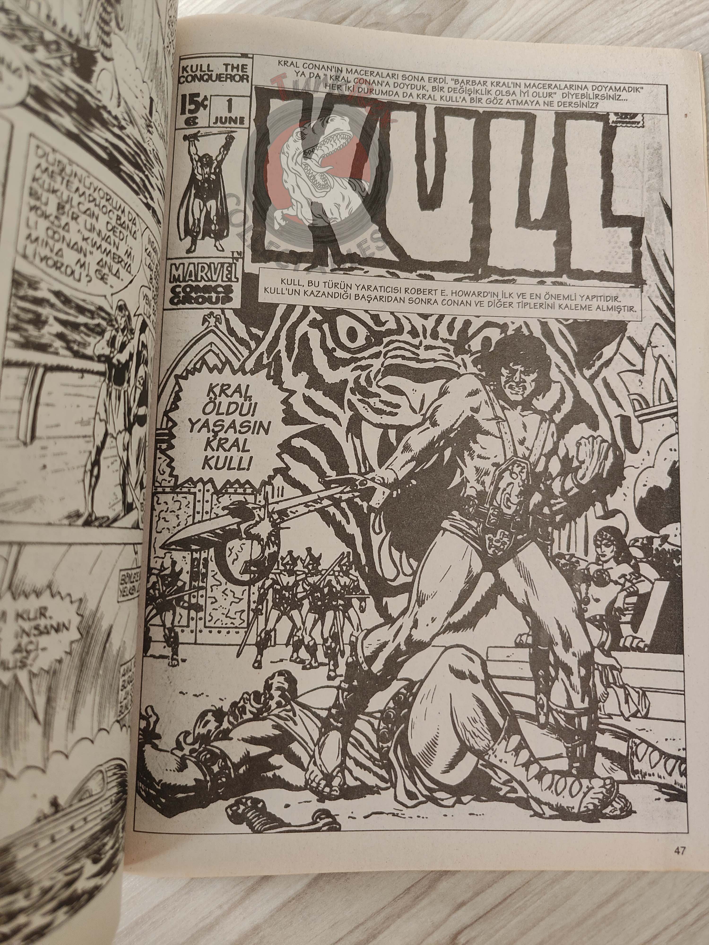 Imparator Conan #14 Kull #1 Turkish Comic Turkey Frank Frazetta