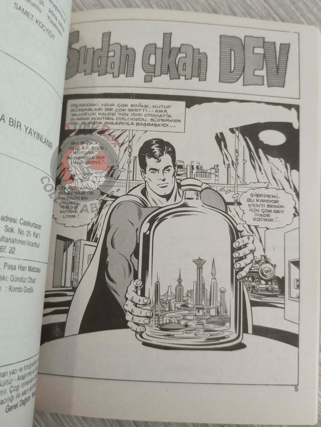 Superman Vol #67 1994 Turkish Comic Turkey #397 #369 DC Comics Presents #40
