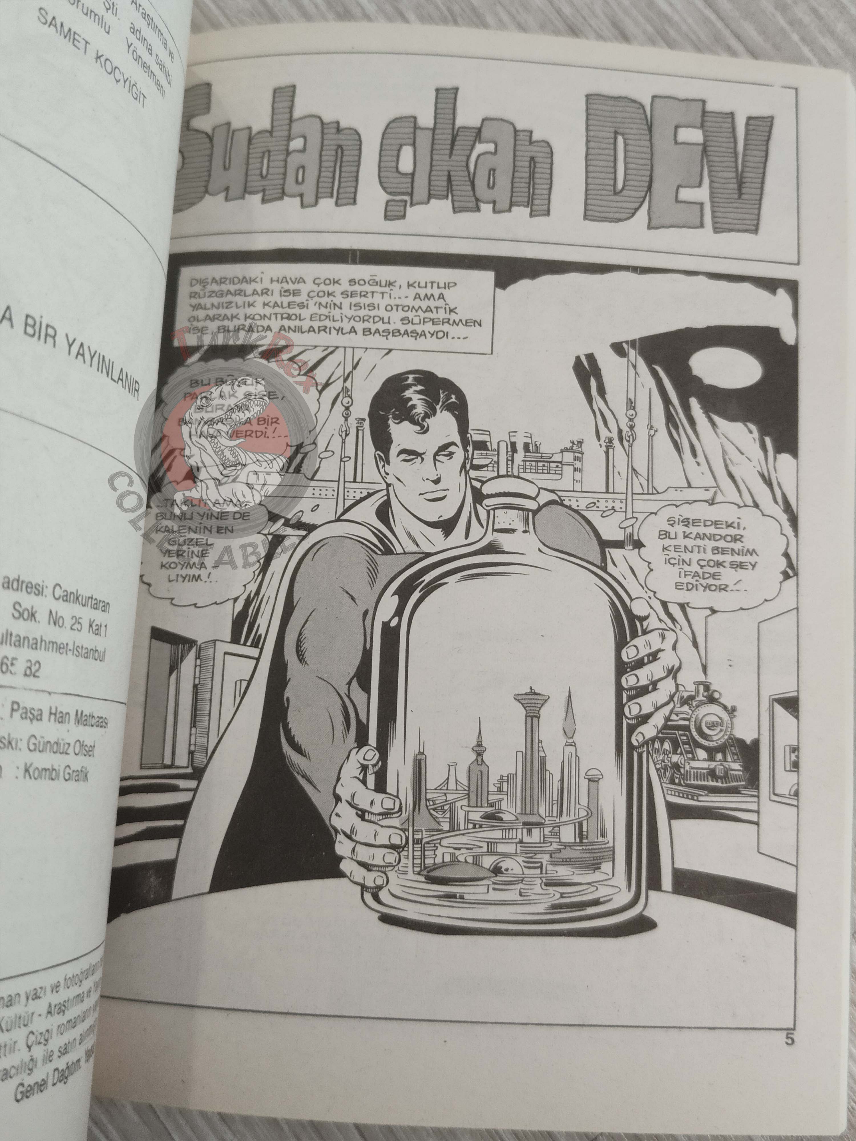 Superman Vol #67 1994 Turkish Comic Turkey #397 #369 DC Comics Presents #40