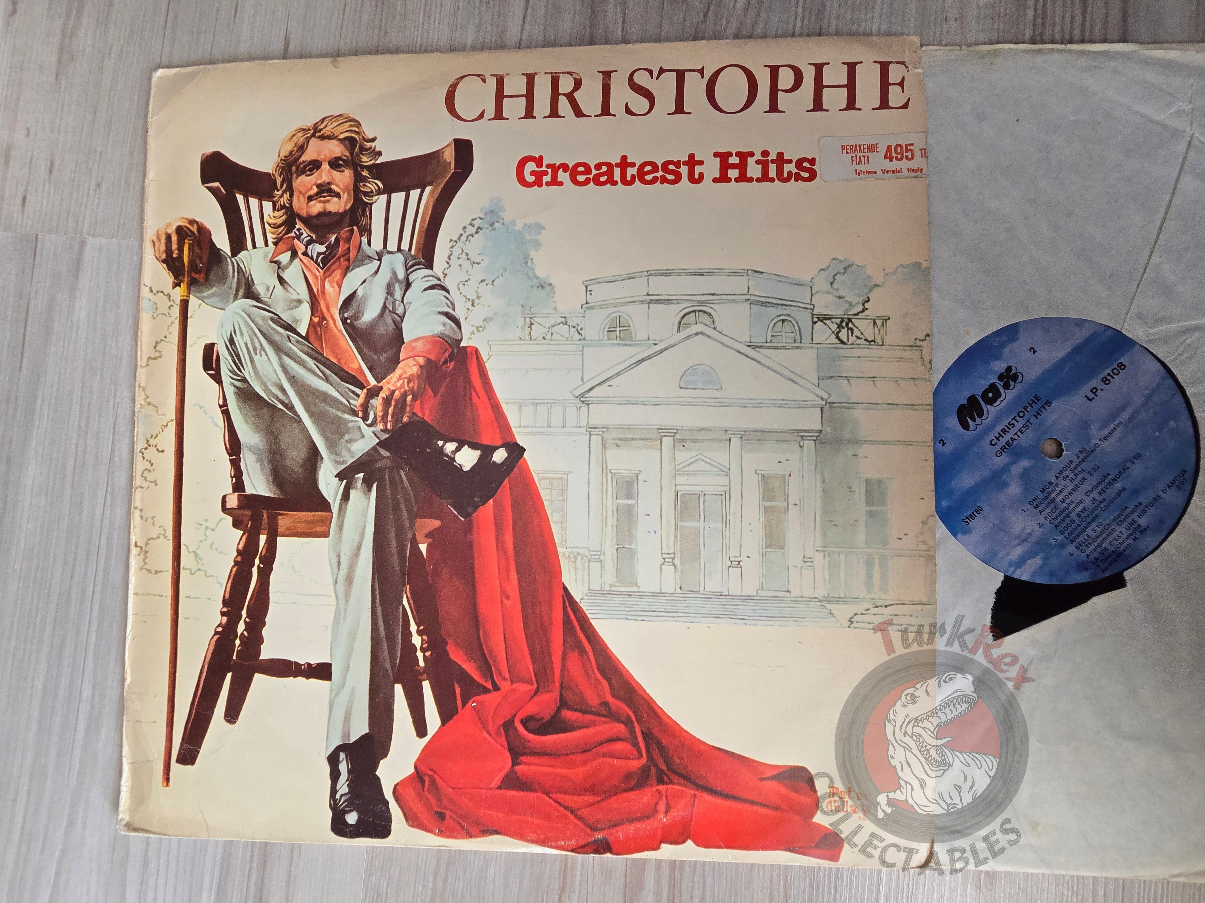 Christophe – Greatest Hits Turkish Pressing Vinyl Turkey Edition