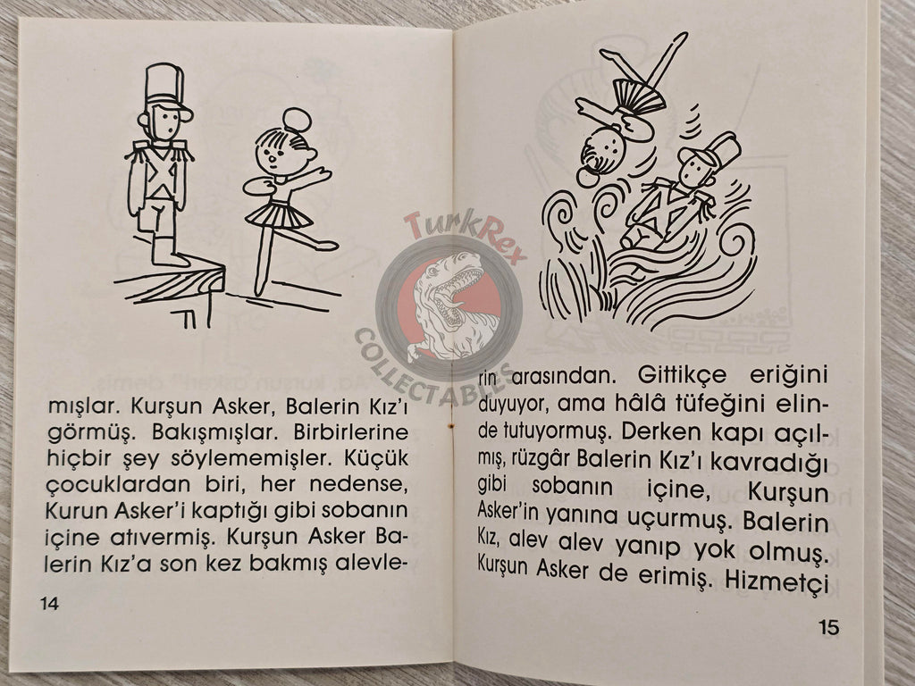 Hans Christian Andersen – The Steadfast Tin Soldier  1994 Turkish Book Turkey Illustrated