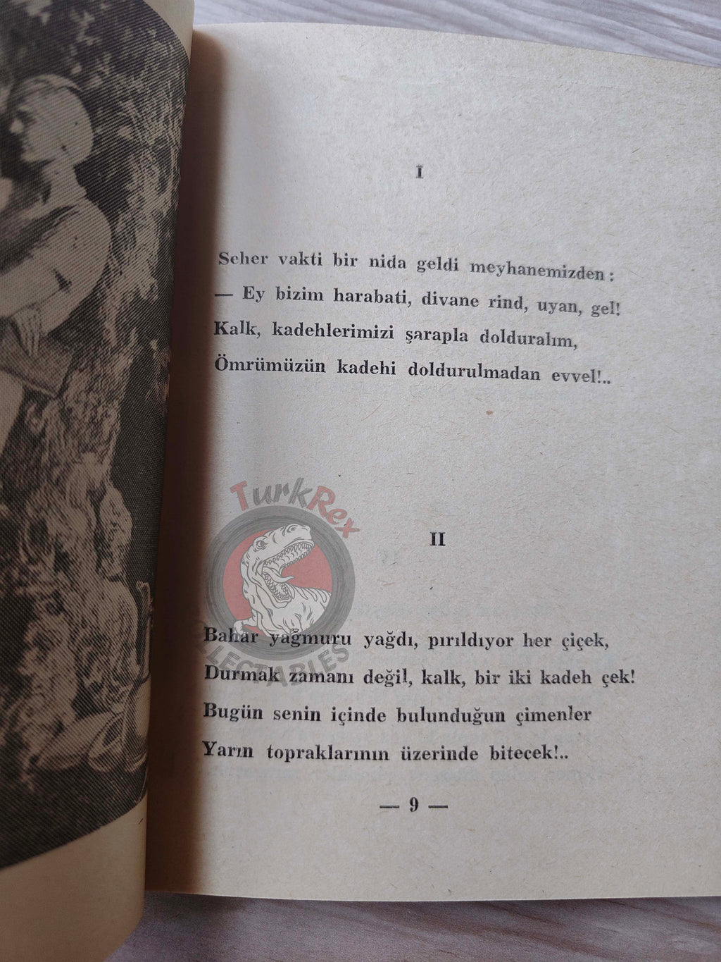 Rubaiyat of Omar Khayyam 1955 Illustrated Turkish Book Turkey