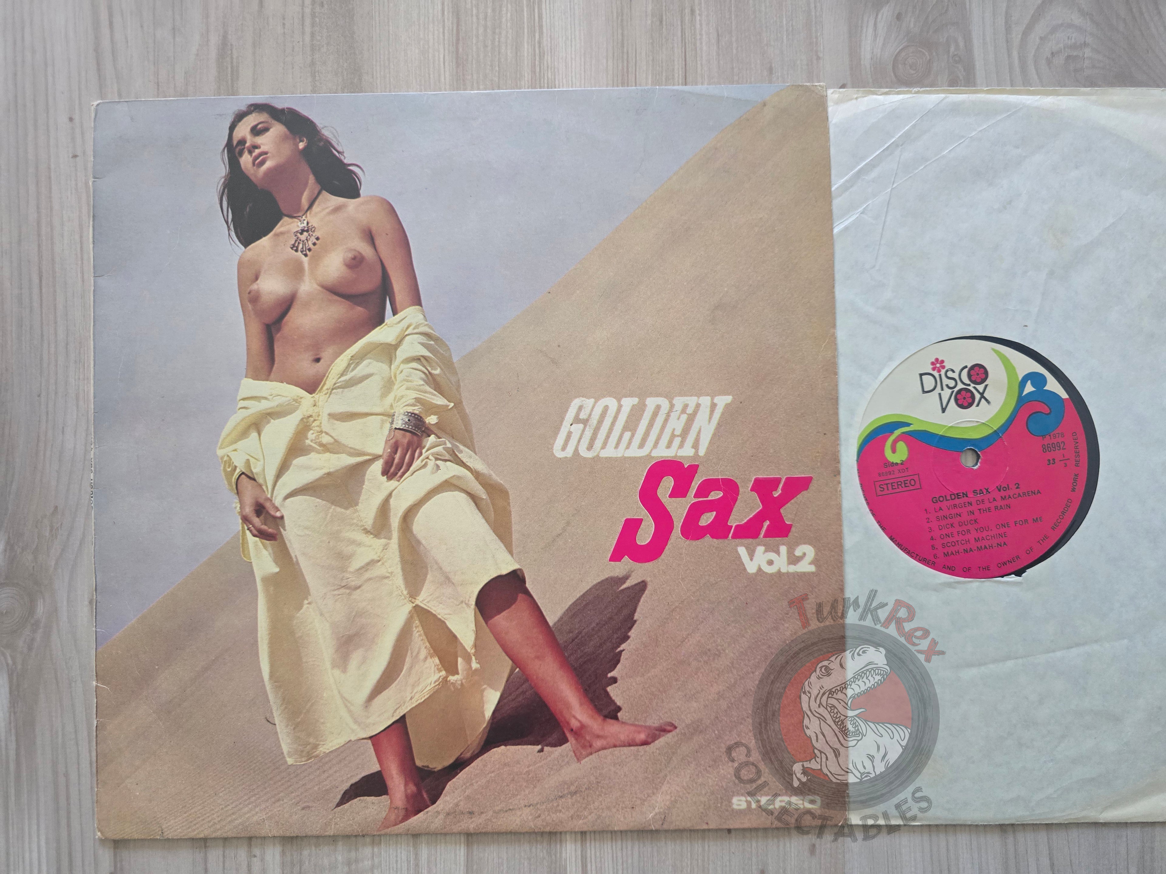 Various – Golden Sax Vol.2 Turkish Pressing Vinyl Turkey Edition