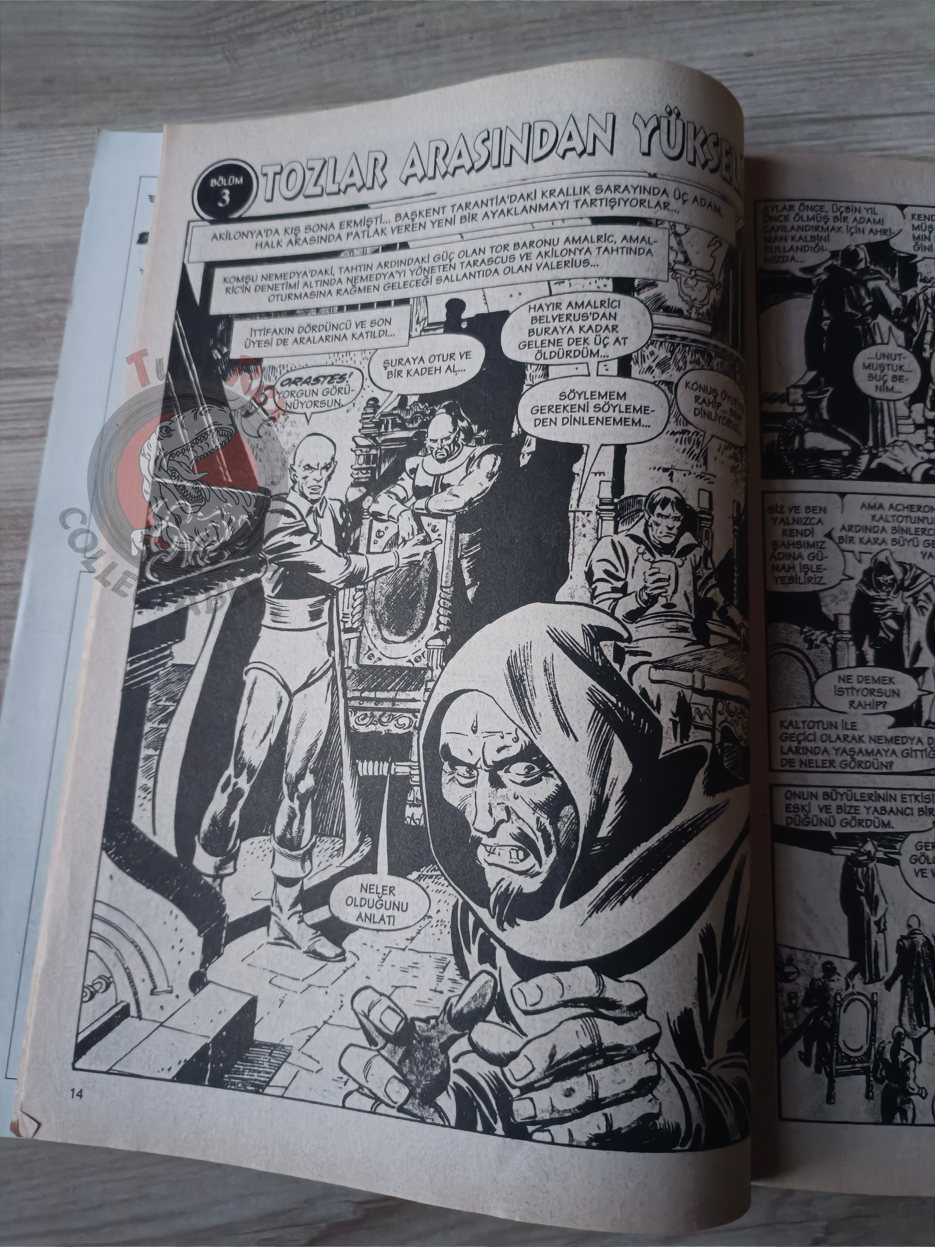Kral Conan #12 The Savage Sword of #10 Turkish Comic Turkey King-Size Annual #4