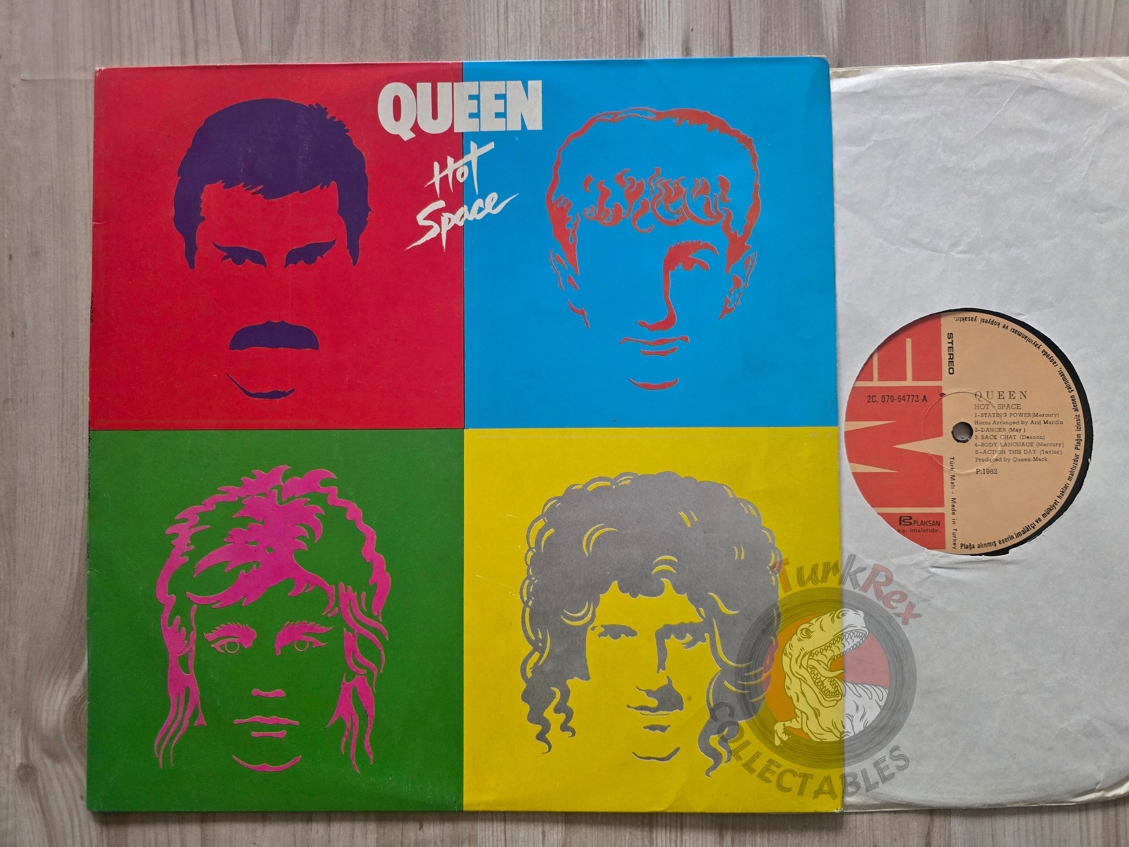 Queen – Hot Space Turkish Pressing Vinyl Turkey Edition
