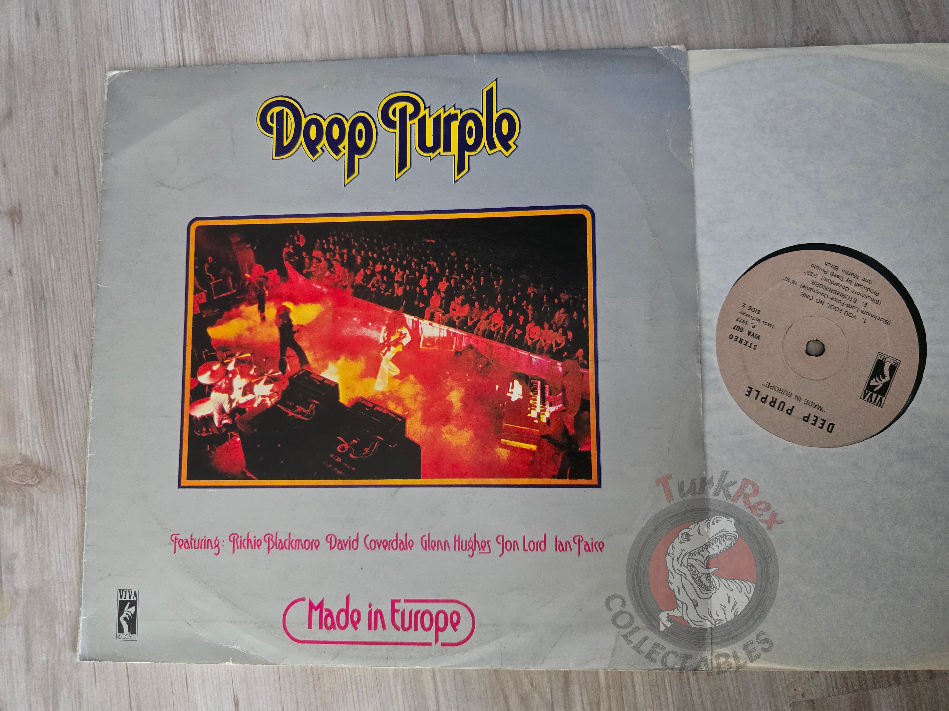 Deep Purple – Made In Europe Turkish Pressing Vinyl Turkey Edition 1