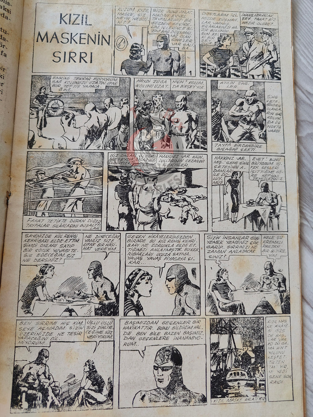 The Phantom 1944 The Singh Brotherhood / The Sky Band Turkish Comic Turkey