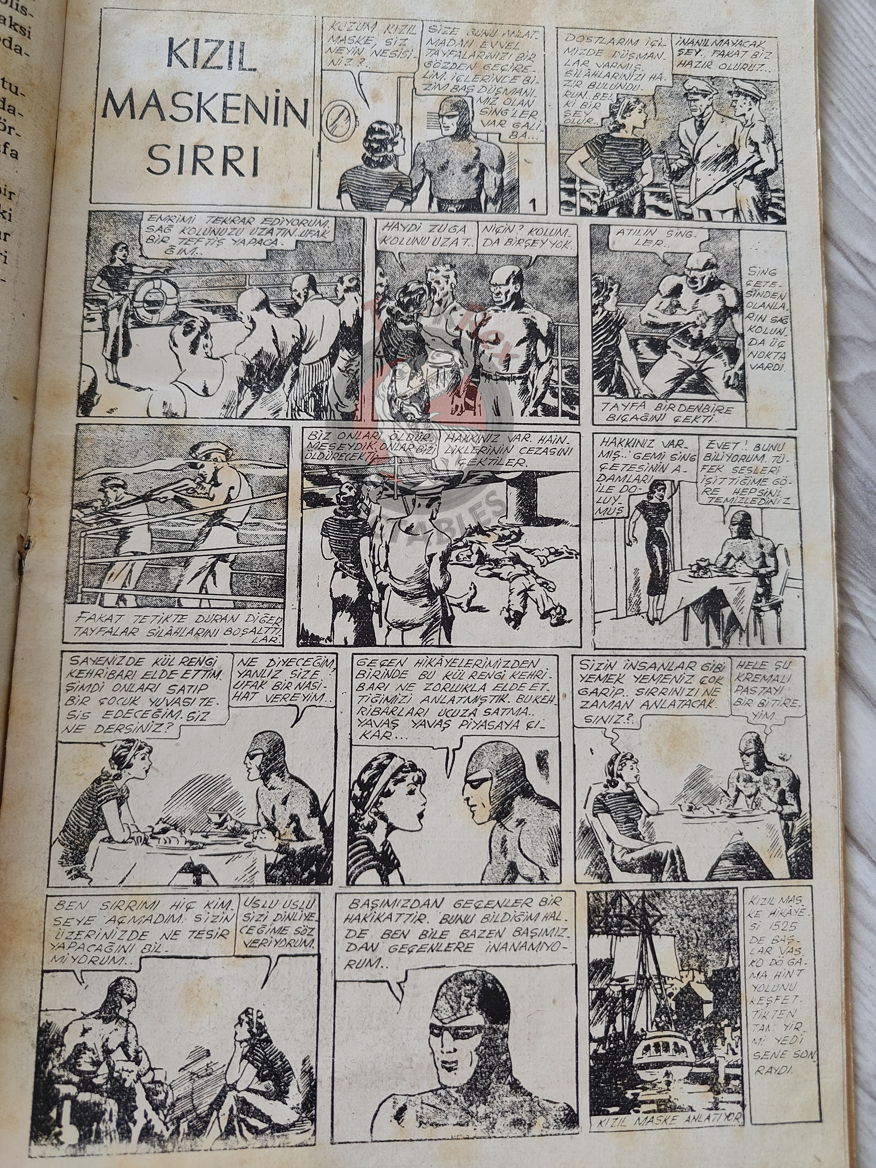 The Phantom 1944 The Singh Brotherhood / The Sky Band Turkish Comic Turkey