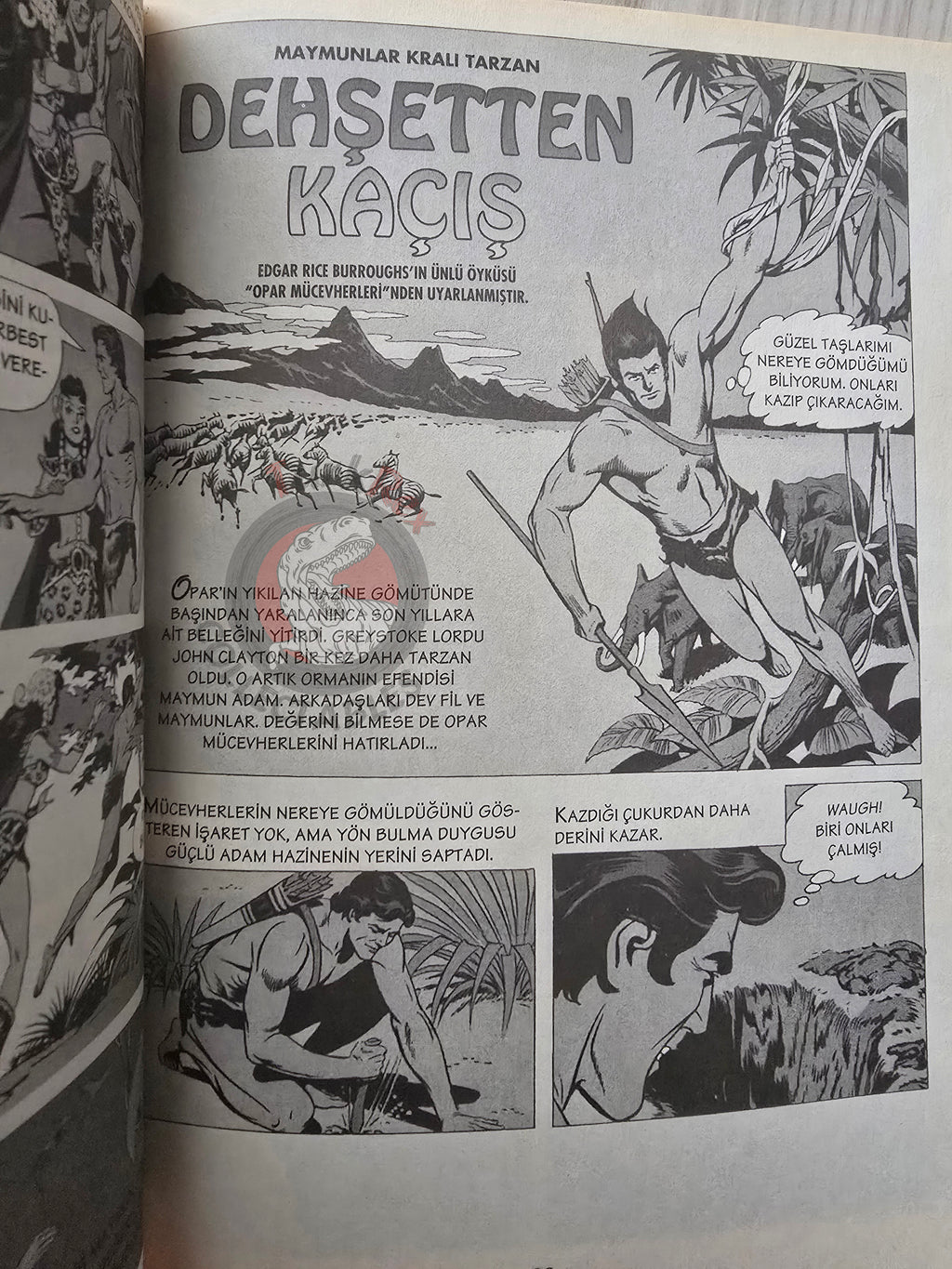 The Tarzan Comics Library #2 - Tarzan and the Jewels of Opar Turkish Comic Turkey Russ Manning