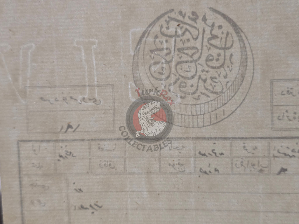 Ottoman 1909 Şehzade Yusuf Izzeddin Prince Land Deed Field in Yozgat Sorgun Title Armenia Armenian Papazian Çorak
