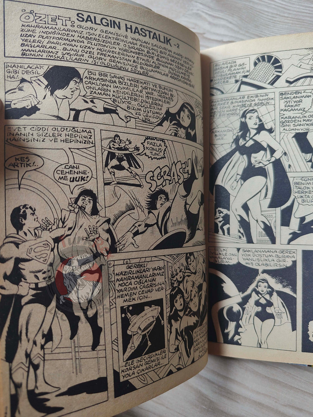 Superman Vol #3 1980s Turkish Comic Turkey #329 #331 #332 Superboy #232
