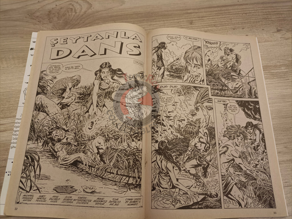 Kral Conan #26 The Barbarian #239 #240 Turkish Comic Turkey SSOC #89