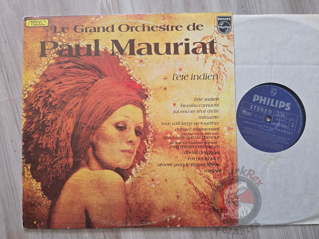 Paul Mauriat – L'été Indien Turkish Pressing Vinyl Turkey Edition