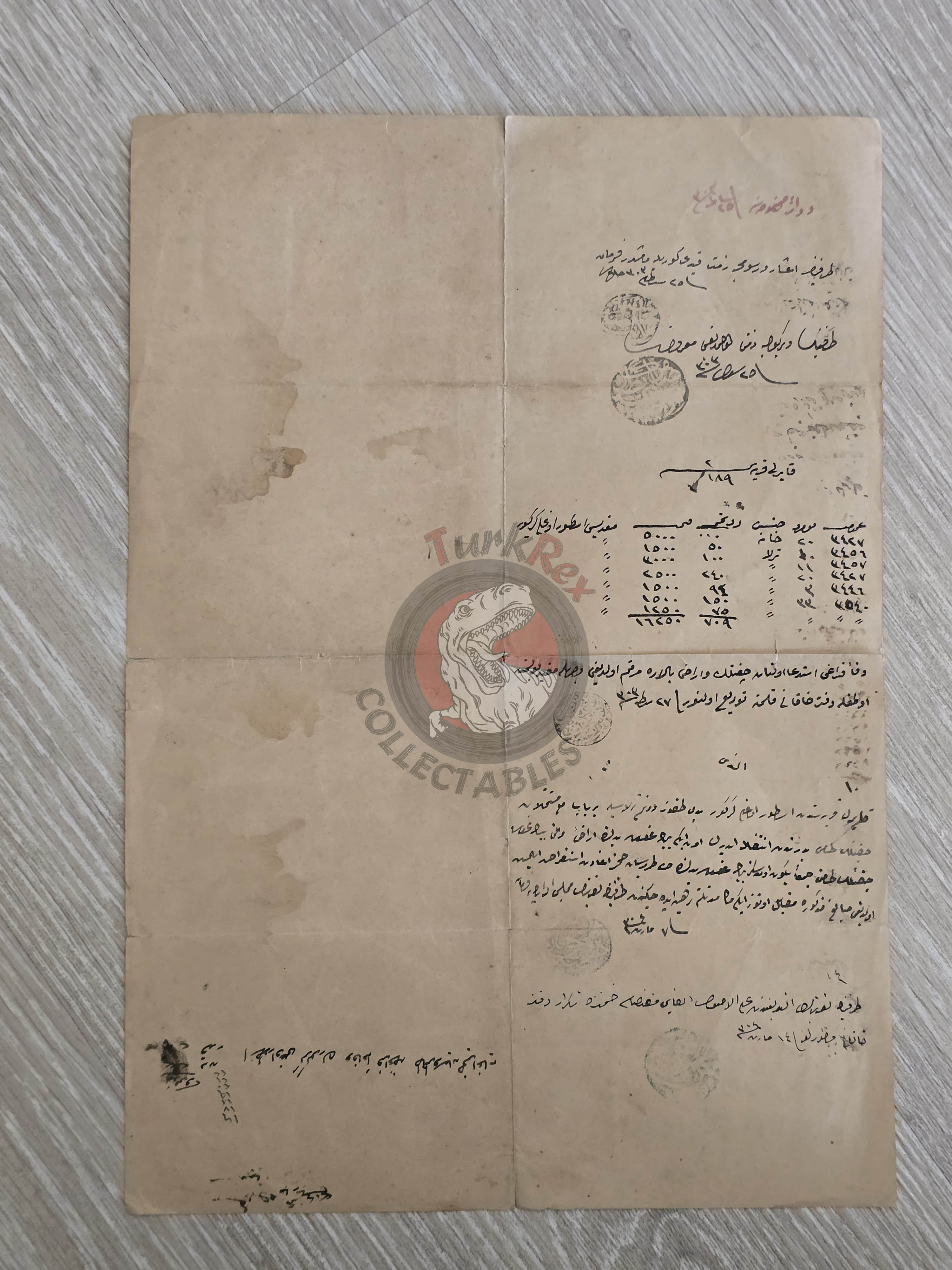 Ottoman 1888 Conditional Sale Document Adana Kayarlı Armenian Citizens Armenia