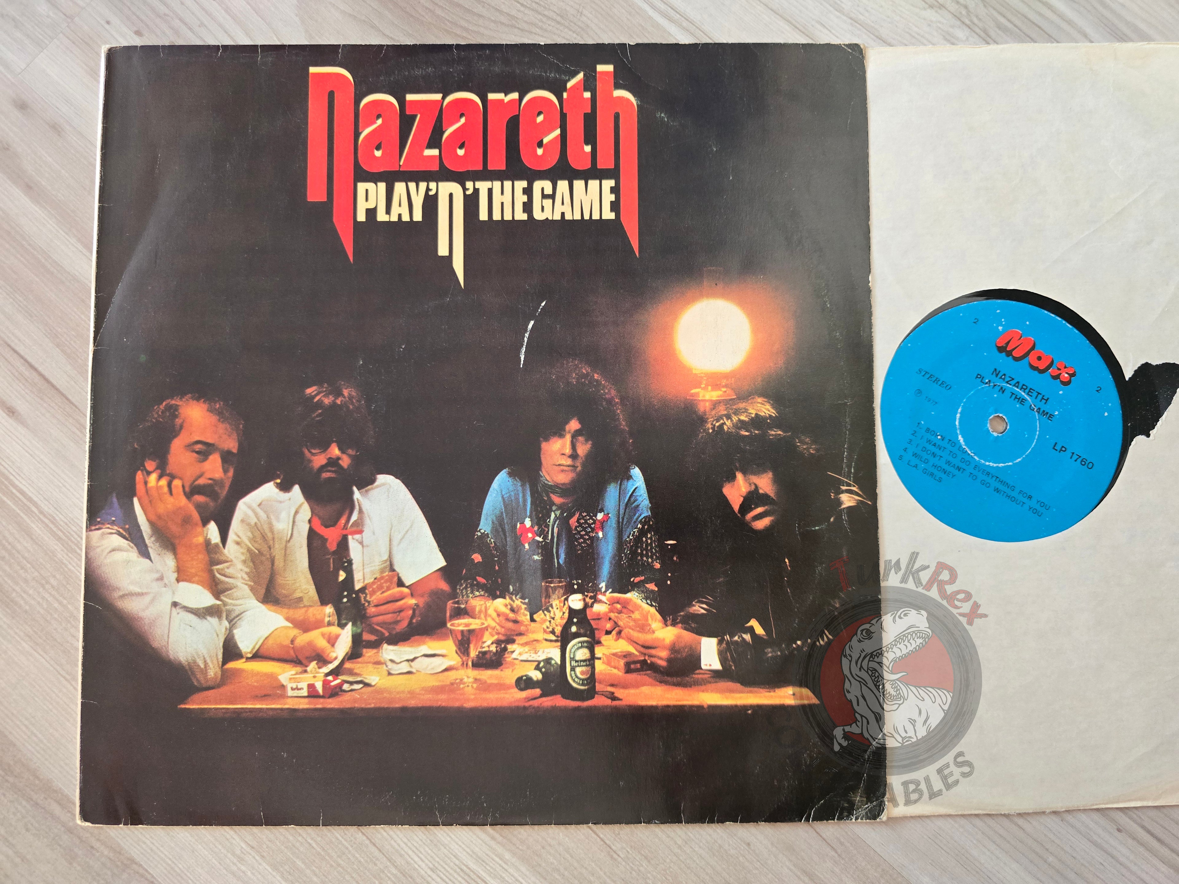 Nazareth – Play'n' The Game Turkish Pressing Vinyl Turkey Edition
