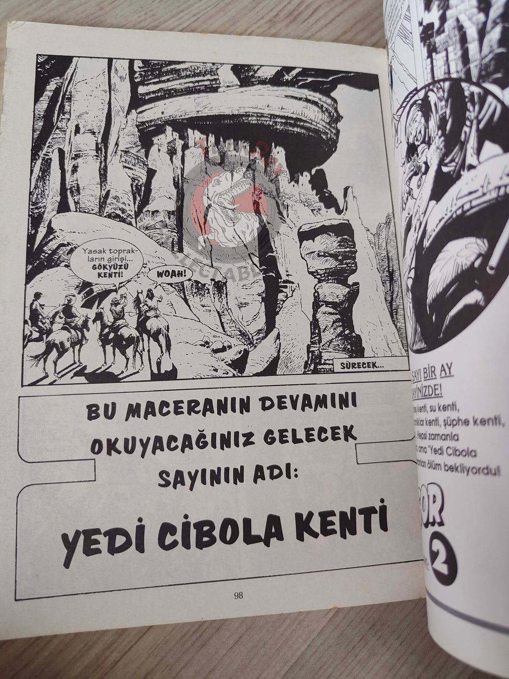 Zagor #1 1996 Conquistadores Turkish Comic Turkey
