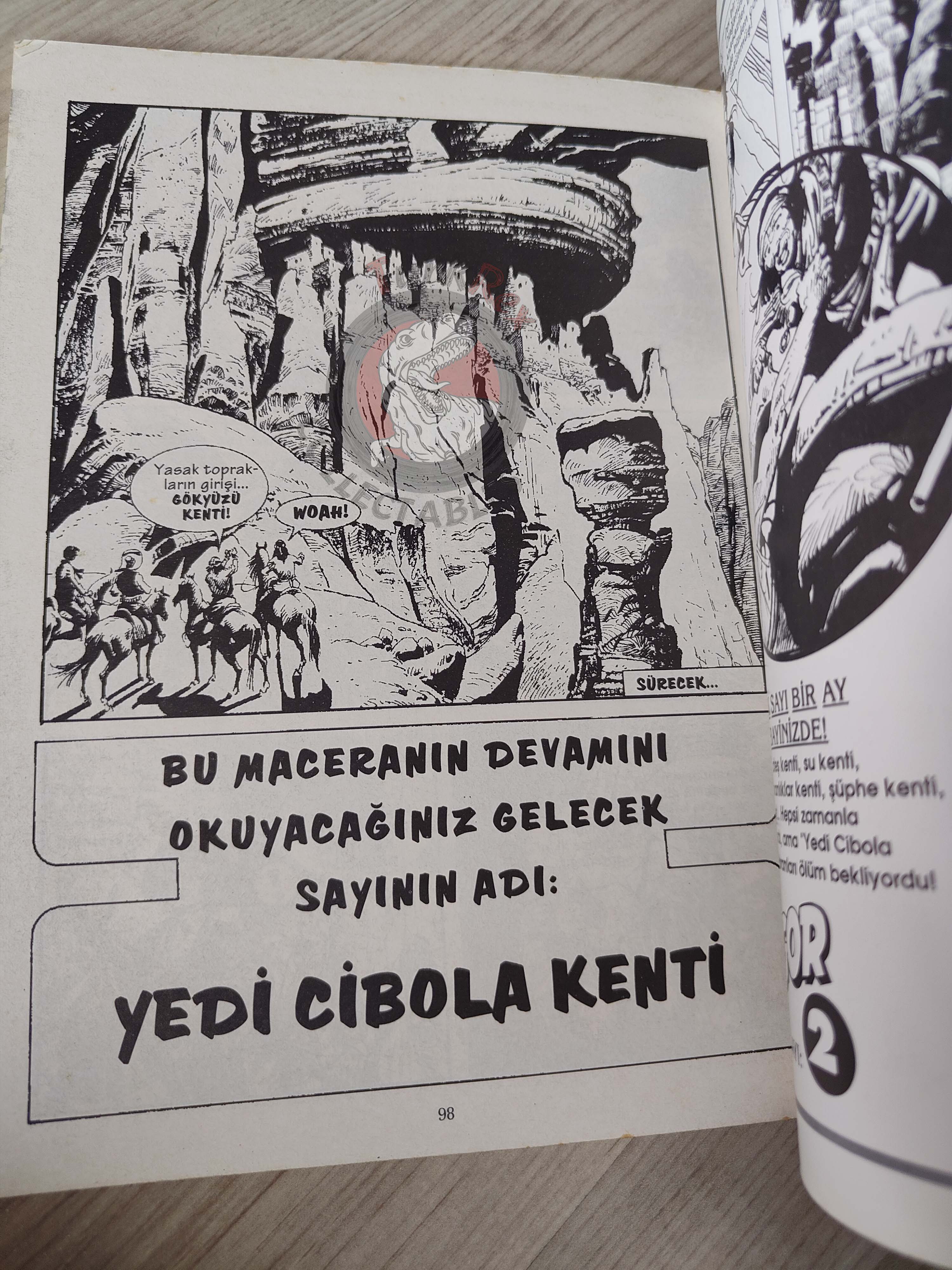 Zagor #1 1996 Conquistadores Turkish Comic Turkey
