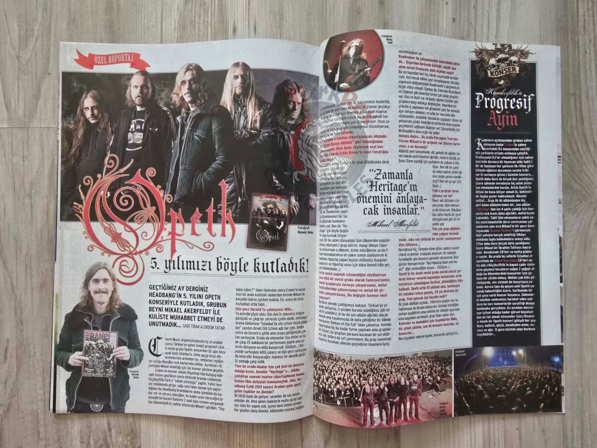 Headbang 2012 Pentagram Turkish Mag Turkey Overkill Ronnie Montrose Moonspell Opeth