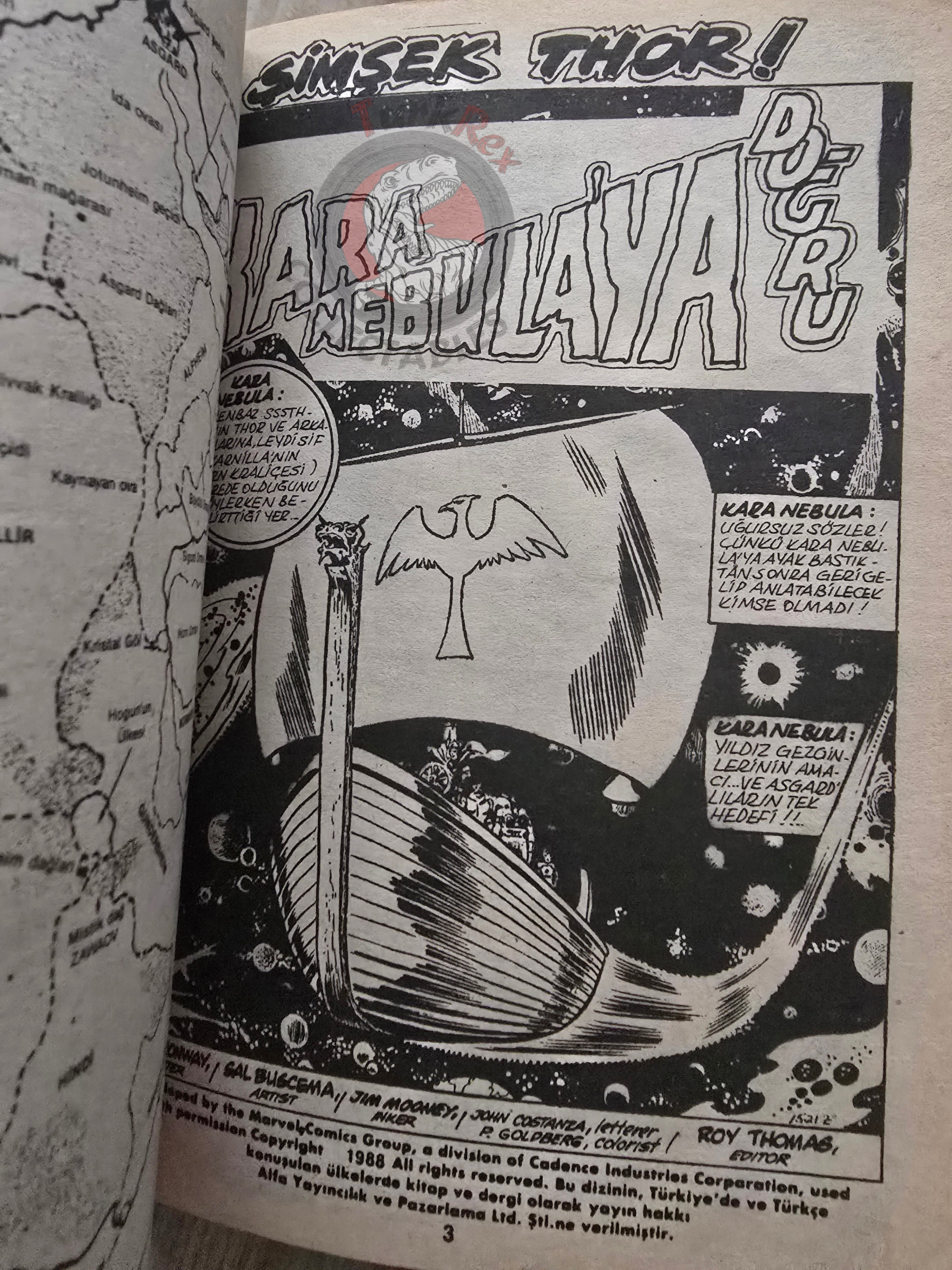 Thor Vol #5 1987 Turkish Comic Turkey The Mighty Thor #211–216 cover #188