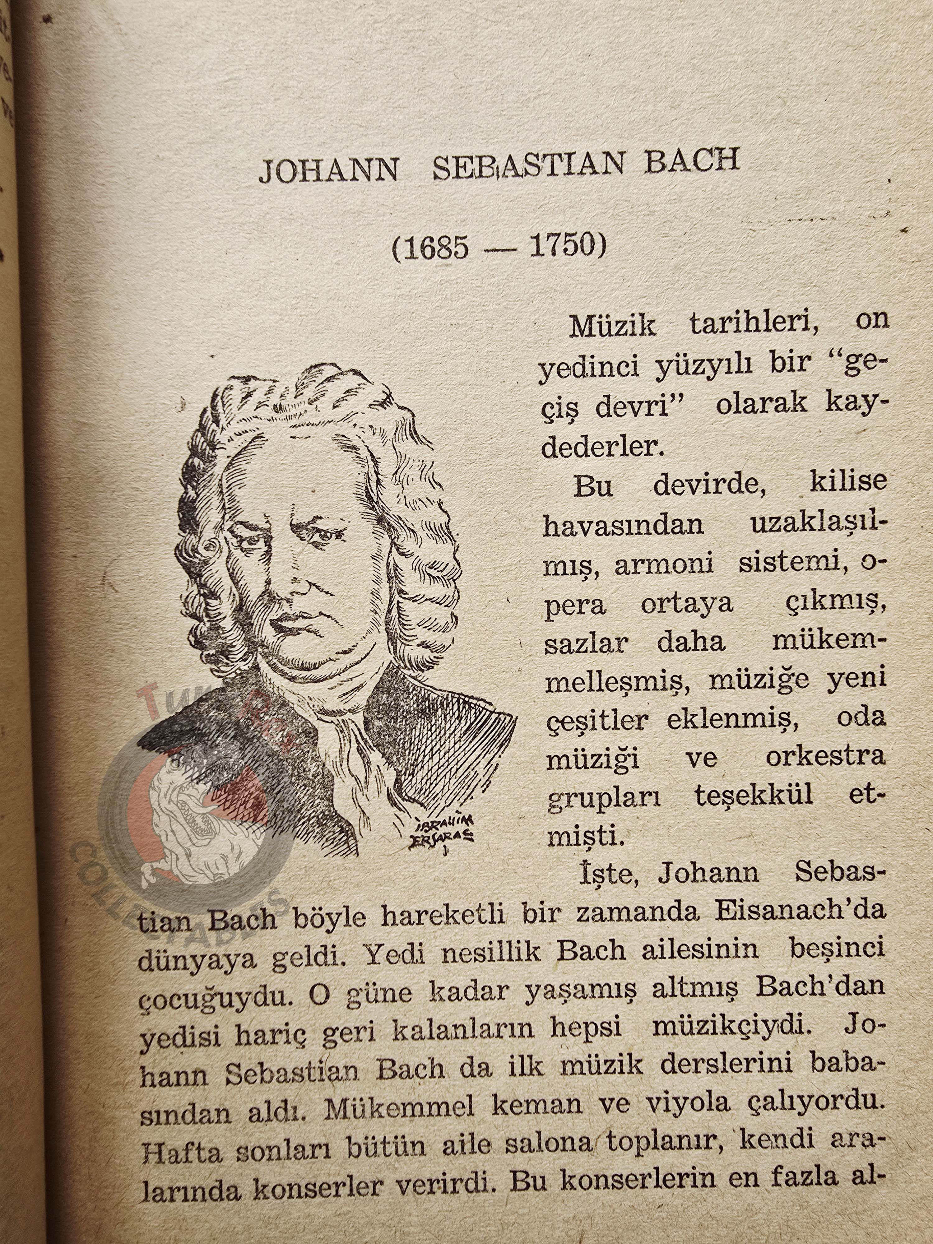 Great Composers 1959 1st by Turkish Writer Book Turkey Classical Music Bach Haydn