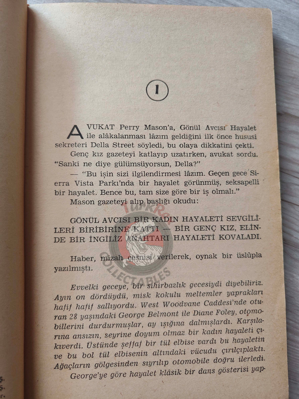 Erle Stanley Gardner – The Case of the Glamorous Ghost 1963 Turkish Book Turkey