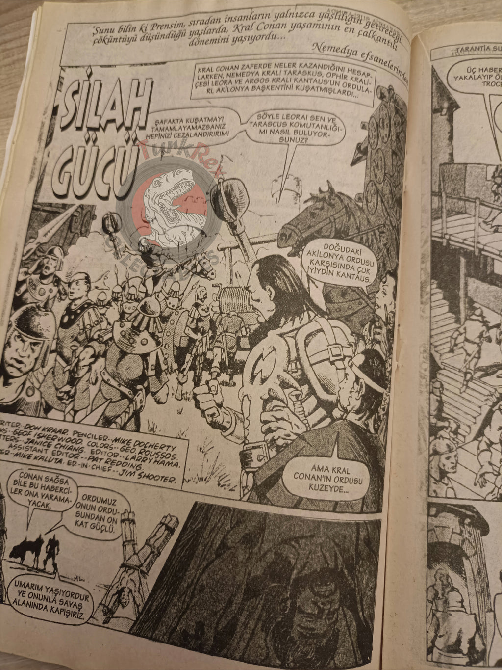 Kral Conan #37 King Conan #29 #30 Turkish Comic Turkey Ken Kelly Prince Conn