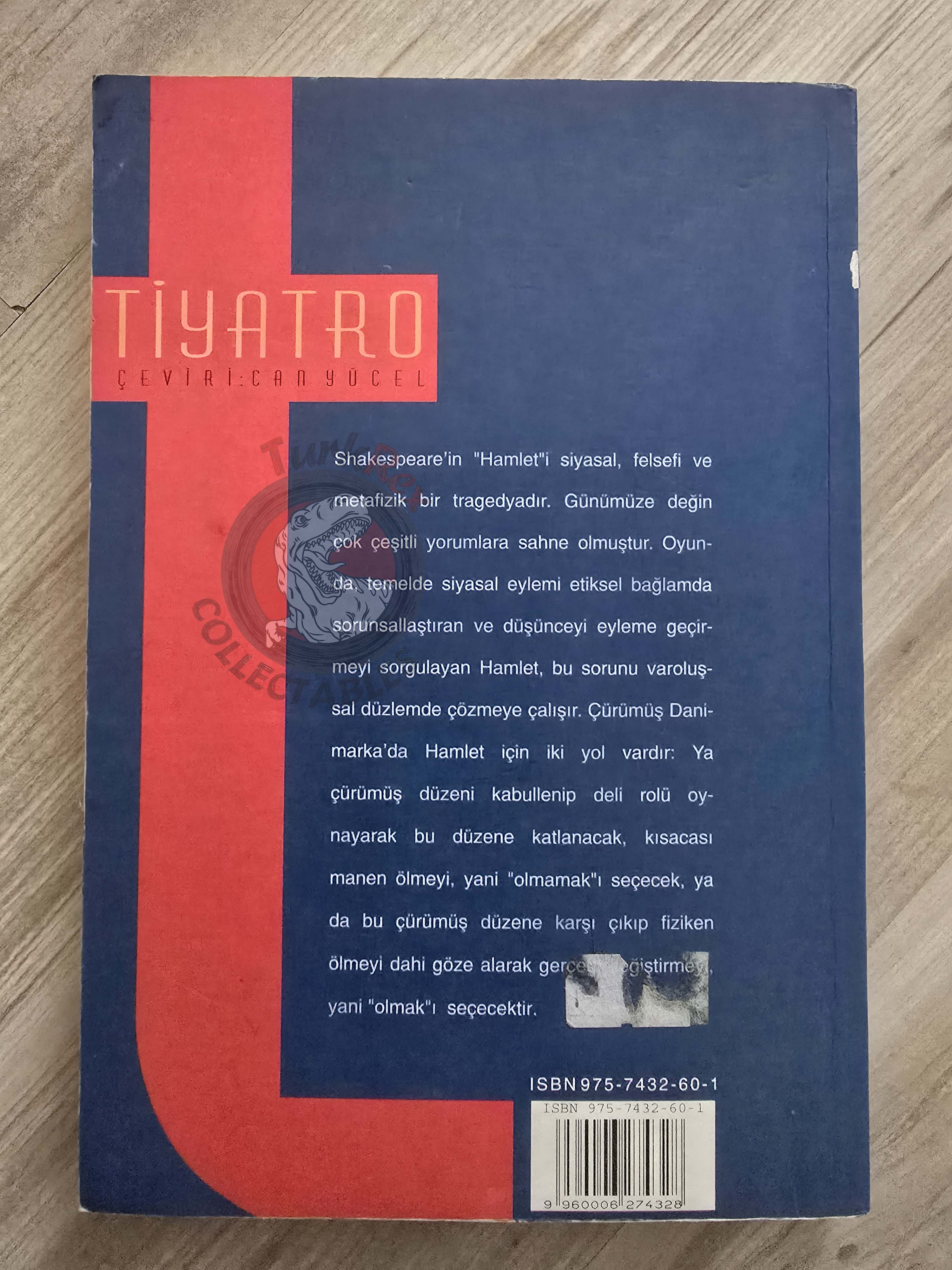 William Shakespeare – Hamlet 1996 Turkish Book Turkey