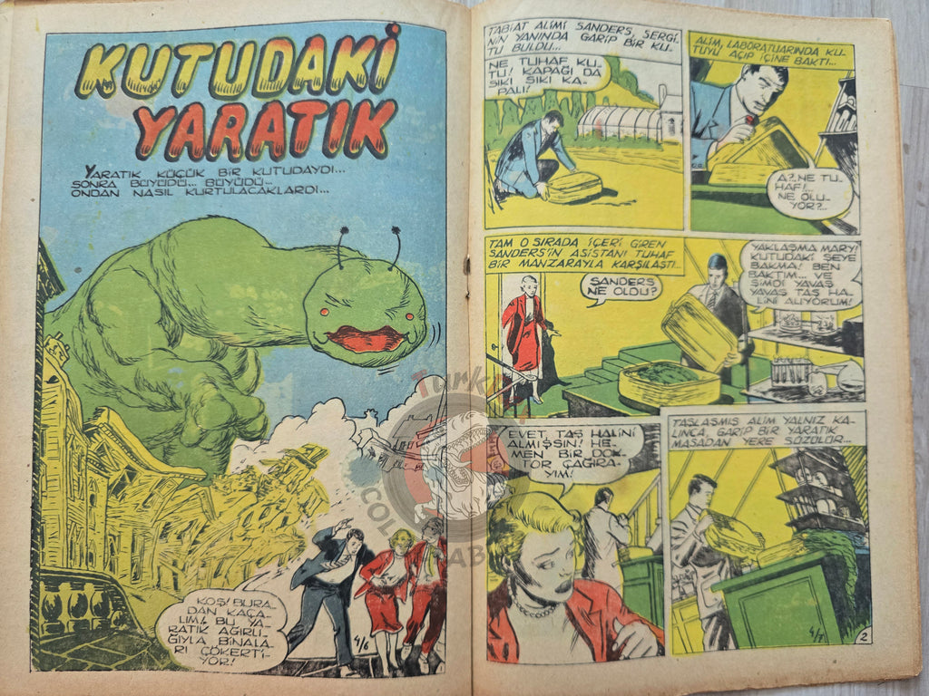 Çocuk Haftası Magazine 1962 Puss in the Boots Turkish Comic Turkey