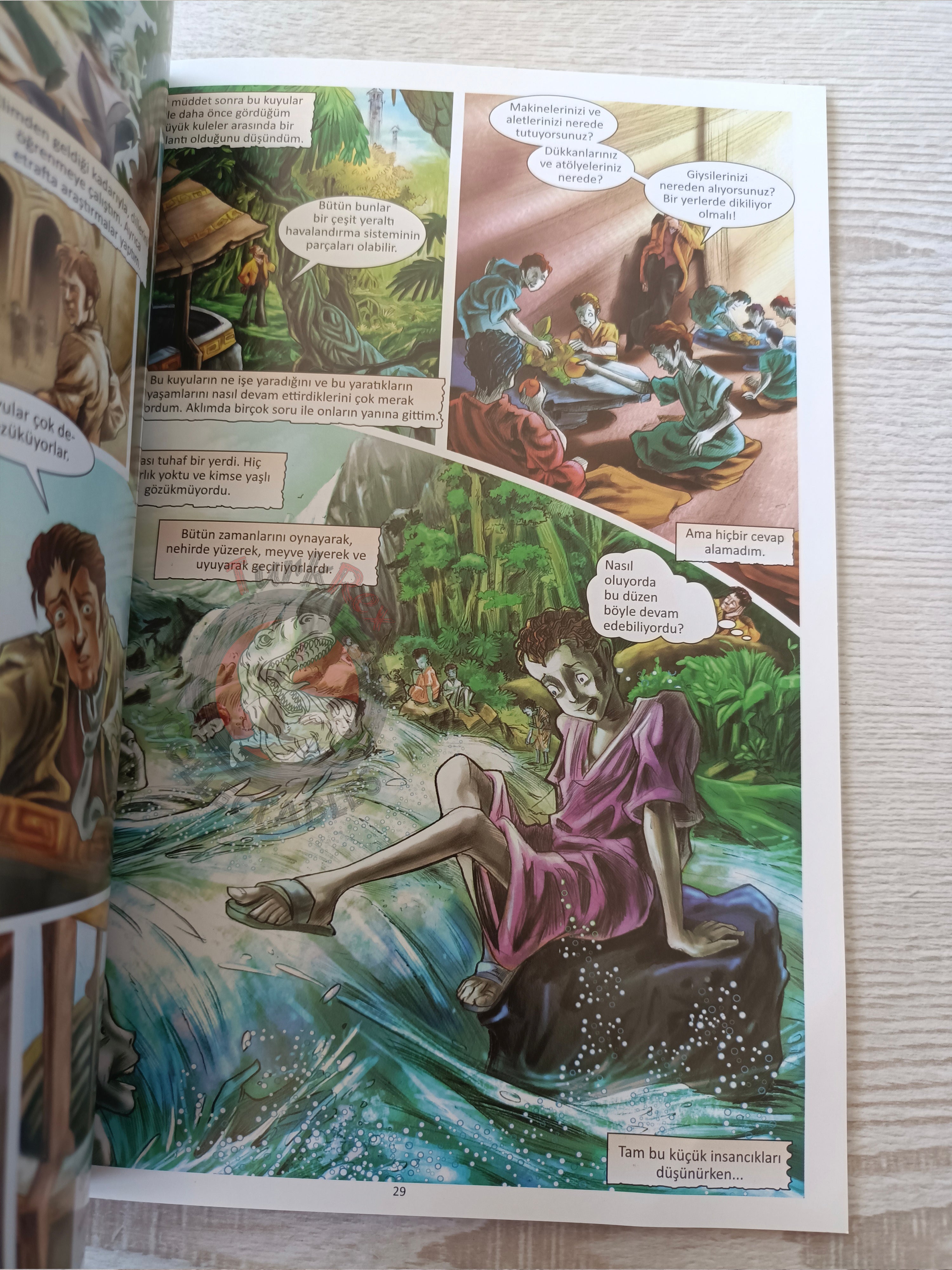 The Time Machine – H. G. Wells Turkish Comic Turkey Campfire Classics