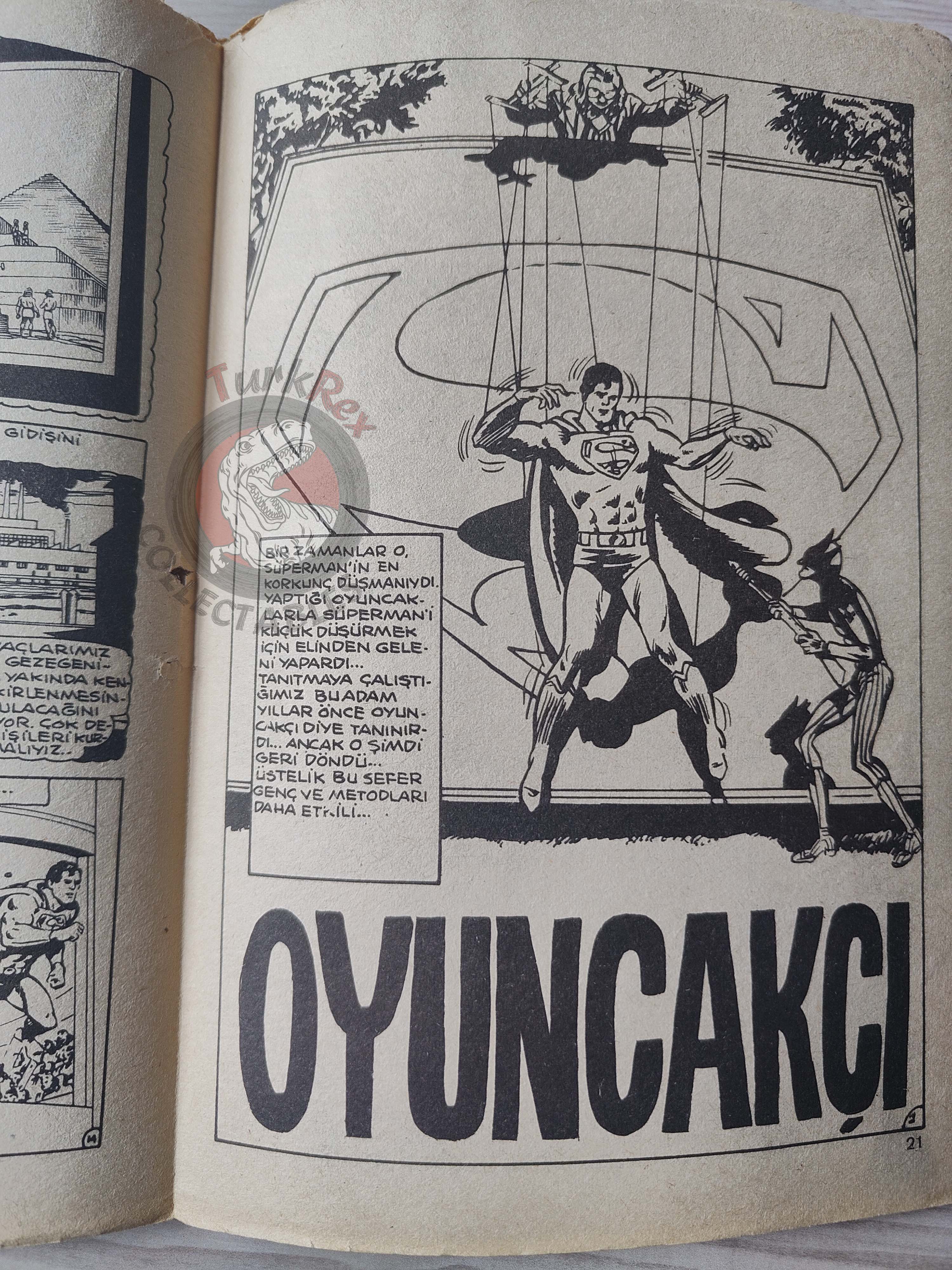Superman #20 1980 Turkish Comic Turkey Action Comics  #402 #406 #432