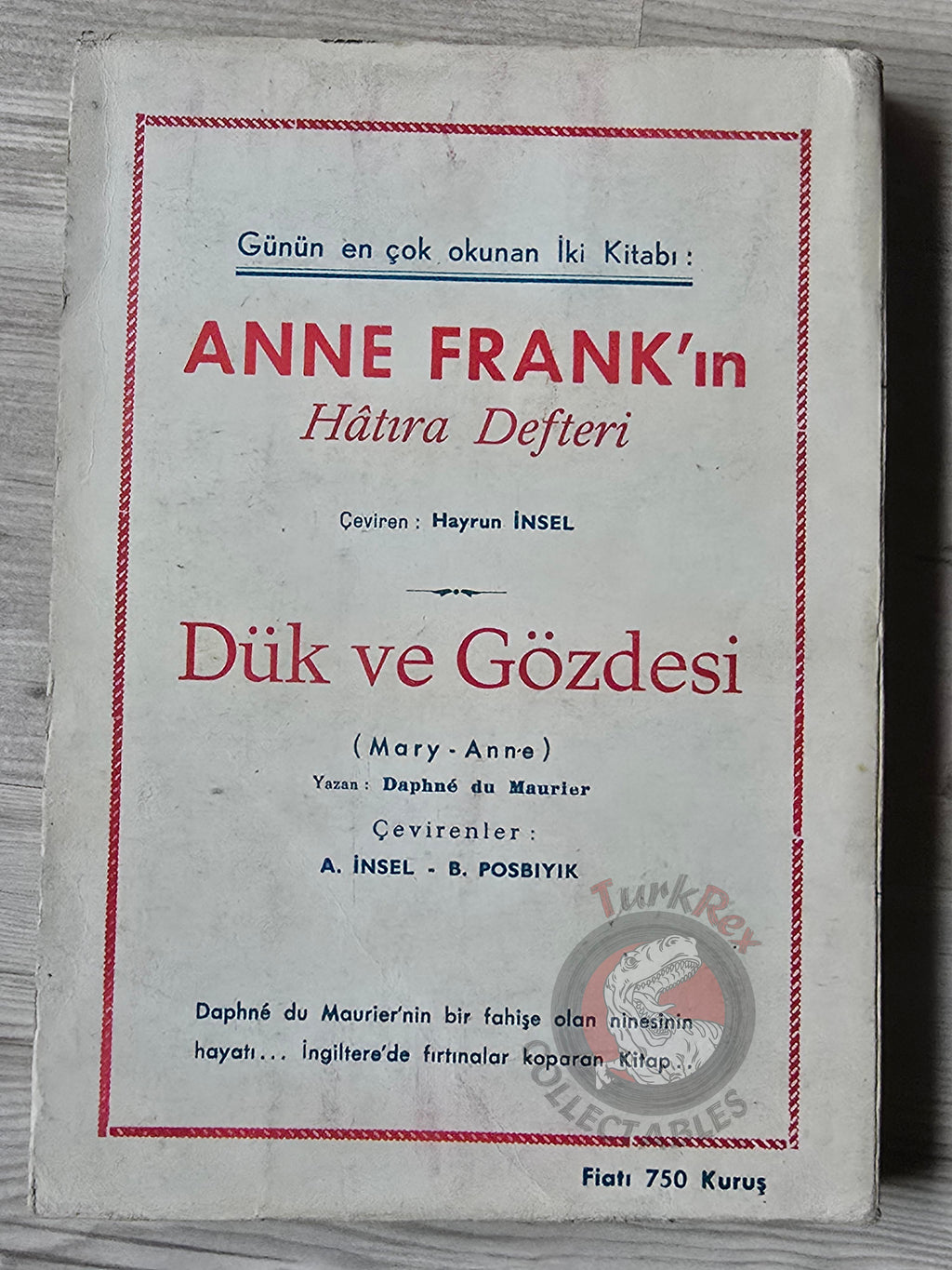 Pitigrilli – Dolicocefala Bionda 1958 Turkish Book Turkey