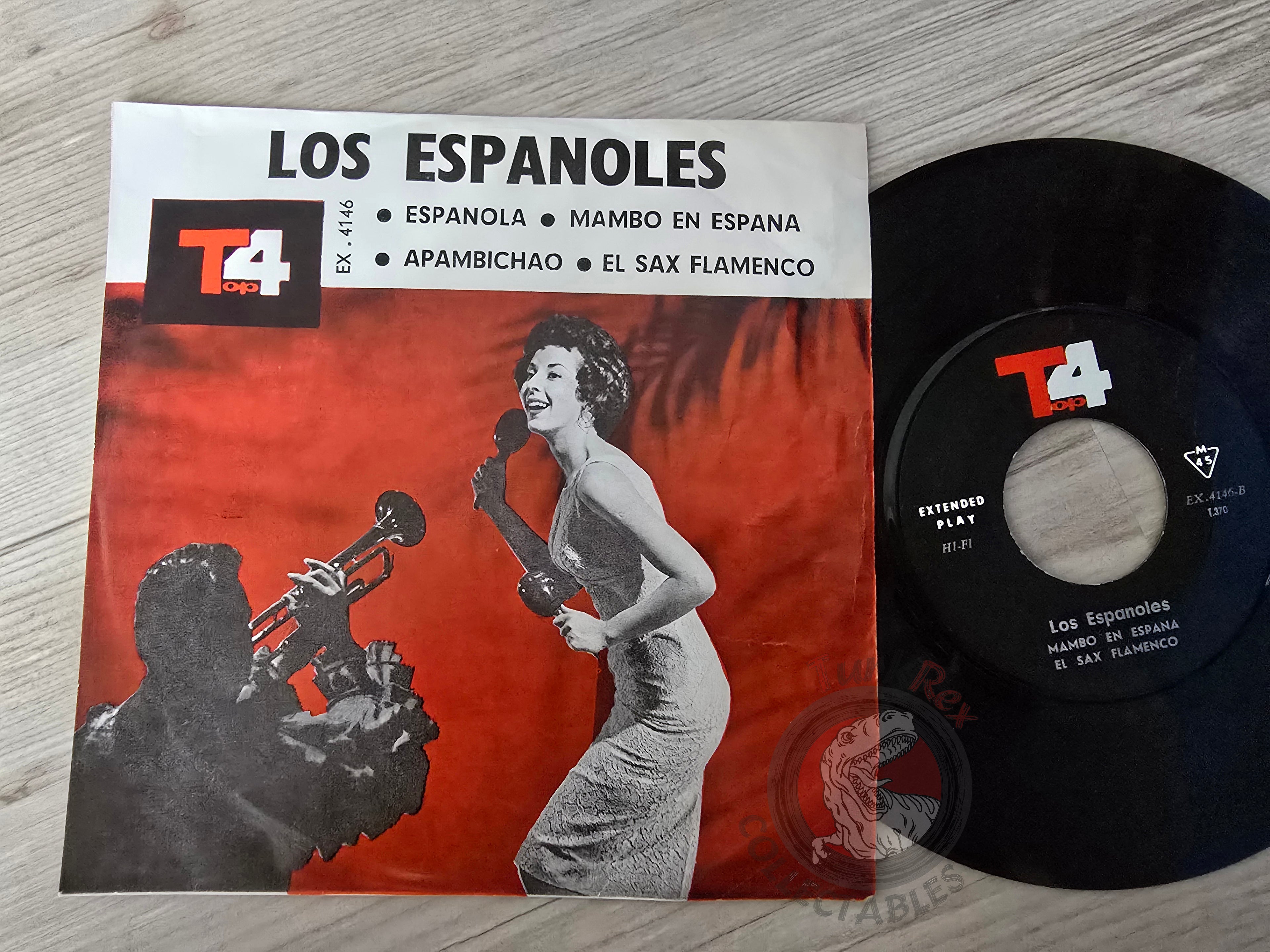 Los Españoles – Espanola / Apambichao 7" Iran Pressing Vinyl Iranian Edition 2