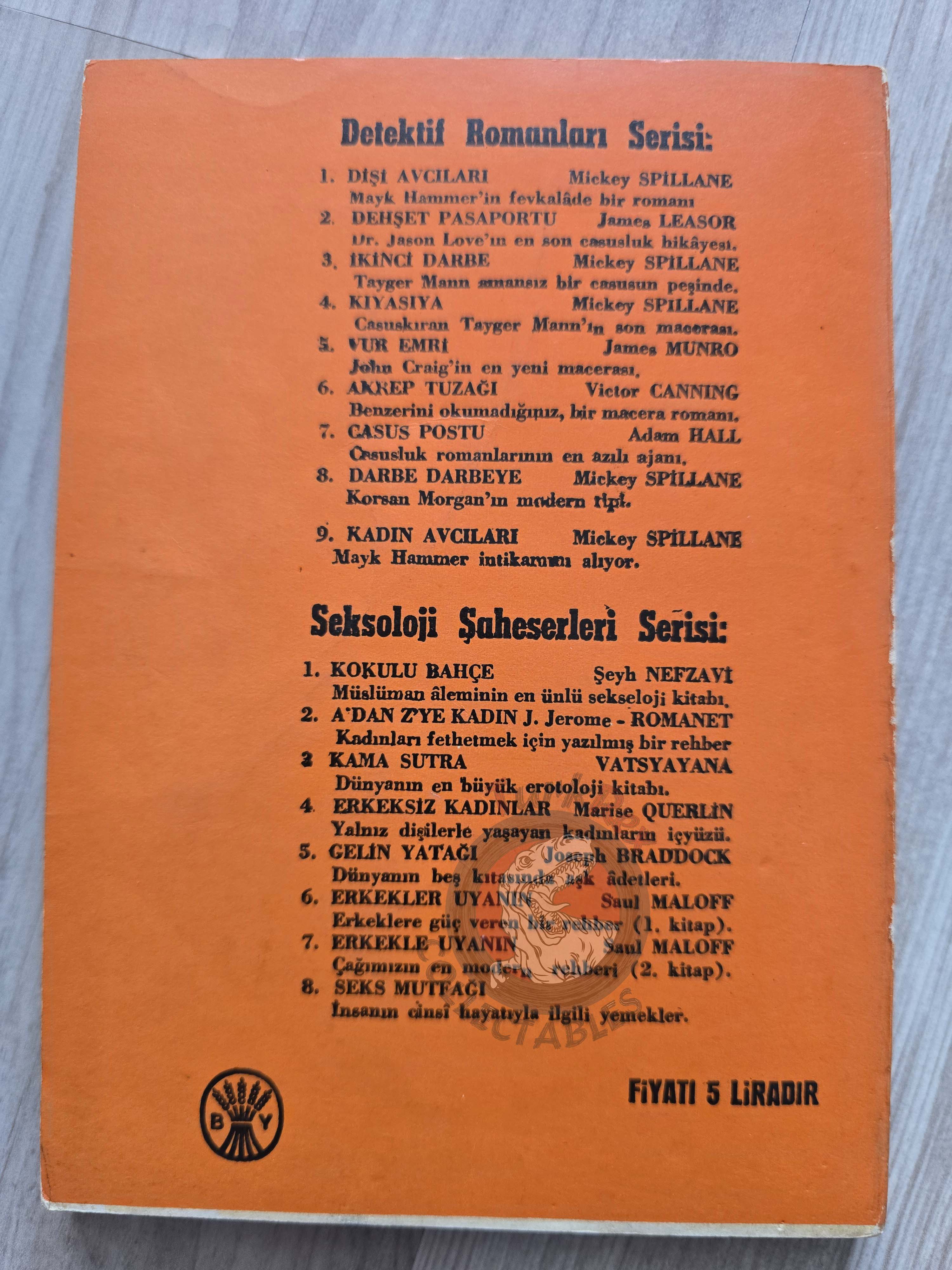 Gavin Lyall – Shooting Script 1968 1st Turkish Book Turkey