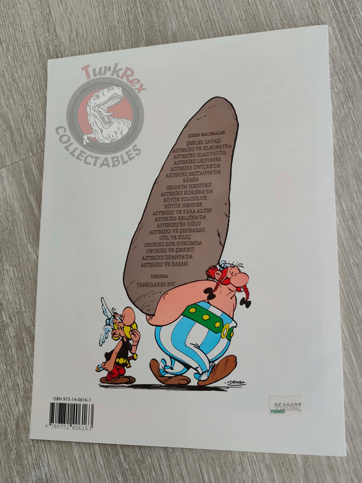 Asterix – Asterix and the Cauldron 1998 1st Edition Turkish Edition Comic Turkey