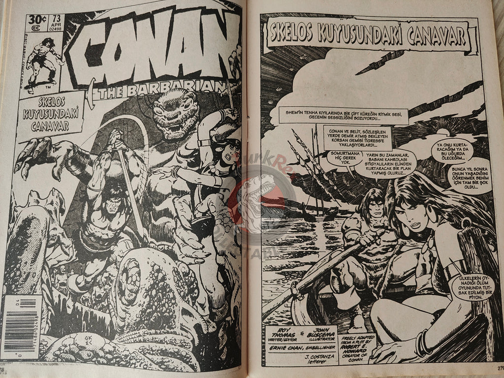 Conan The Barbarian #5 2001 Turkish Comic Turkey #72 #73 #74