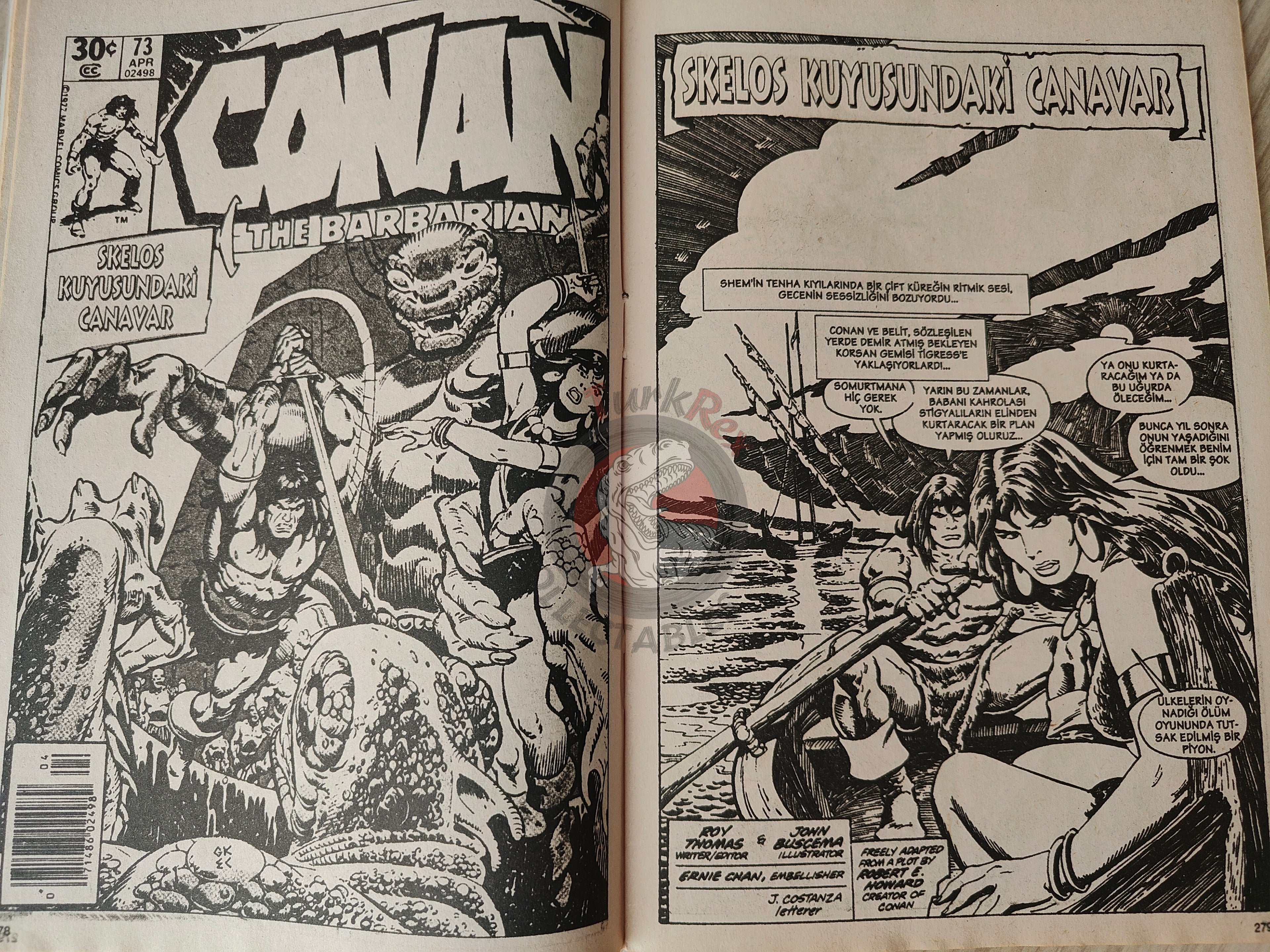 Conan The Barbarian #5 2001 Turkish Comic Turkey #72 #73 #74