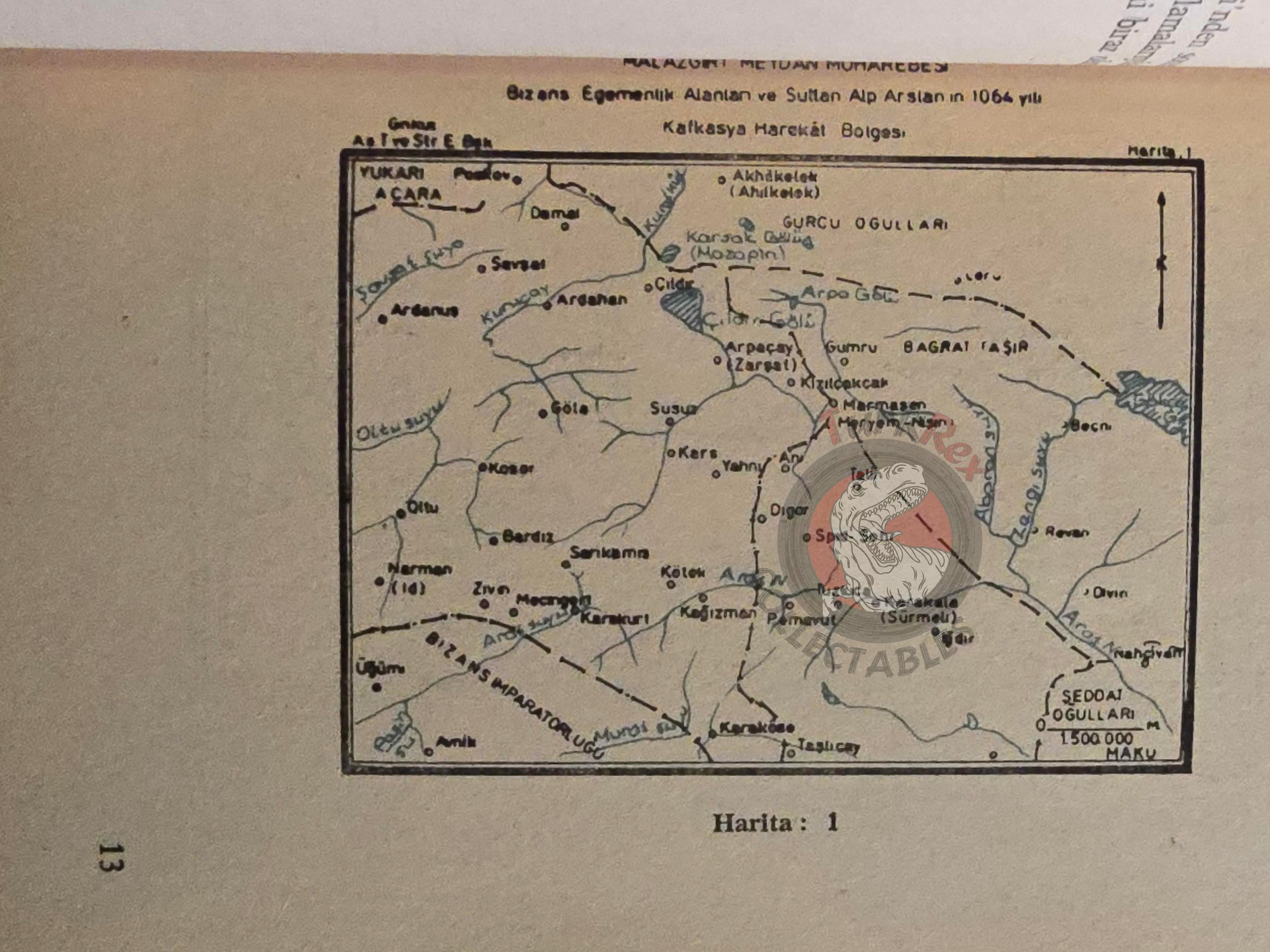 Raids on Anatolia During the Seljuk Period 1981 Turkish Book Military Seljuk Empire Maps