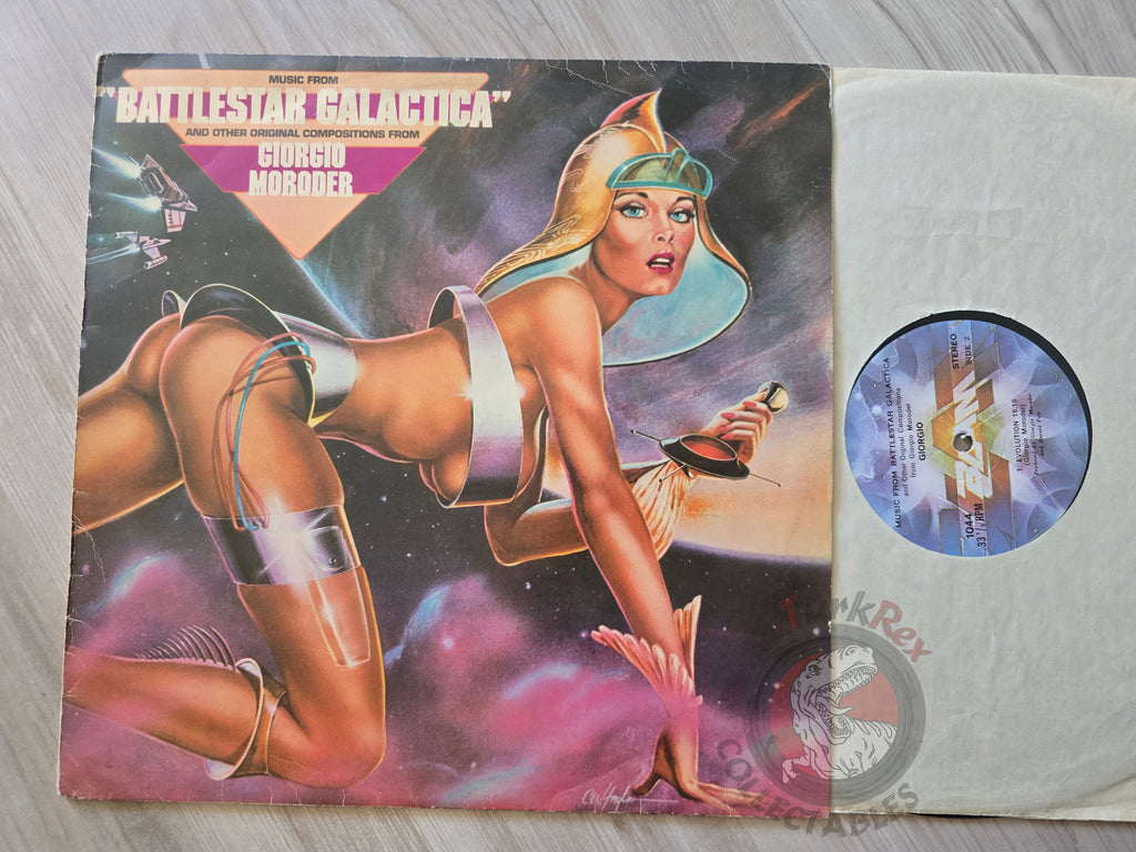 Giorgio Moroder – Music From Battlestar Galactica Turkish Pressing Vinyl Turkey Edition