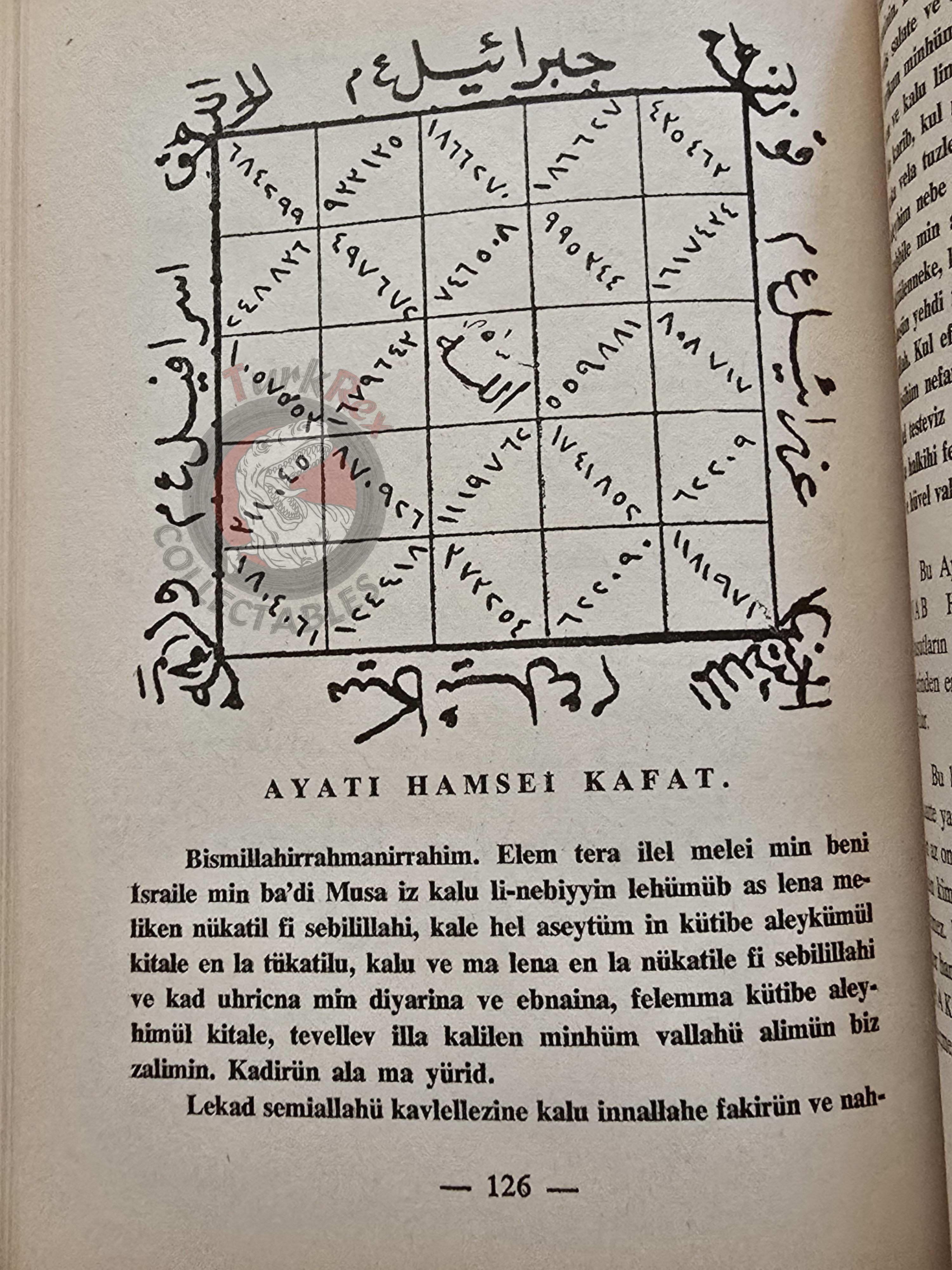 Hidden Sciences Vol 4 Islamic Occult Havass Vefq Spells Charm Turkish Book Islam Talisman