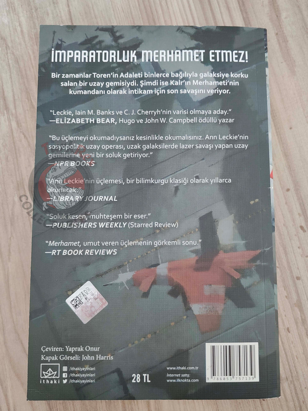 Ann Leckie – Ancillary Mercy 2017 1st Turkish Book Turkey